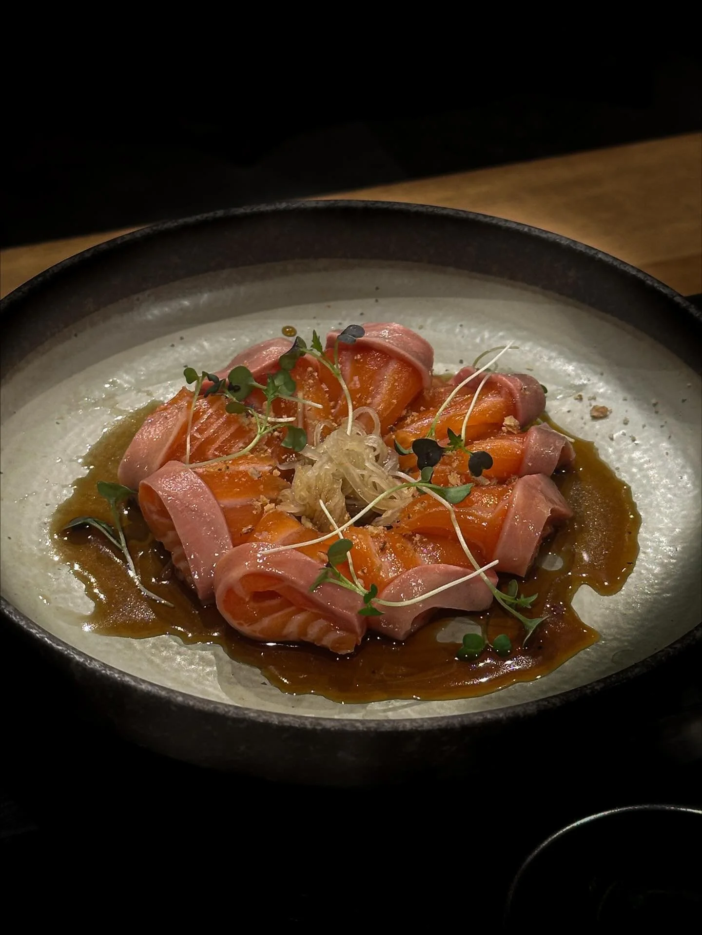 Cold Bar Highlight 🥢

Featuring the Latest Editions - Salmon Uzuzukuri &amp; Wagyu Carpaccio 

Tap the Story For More !

#sashimi #wagyu #toowoombaeats #japaneserestaurant