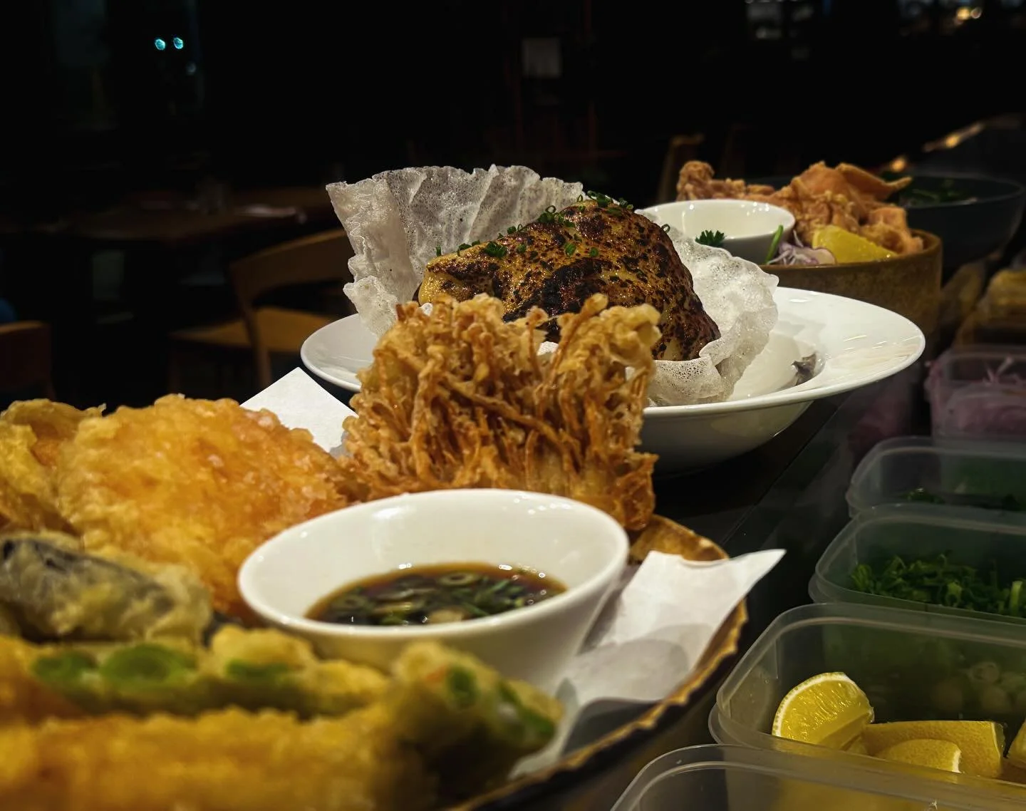 Can&rsquo;t Forget the Classics&hellip;
Featured on the menu since the very beginning - Vegetable Tempura, Miso Cauliflower &amp; Karaage Chicken 🥢

We&rsquo;ll see you soon !

Bookings via Link in Bio

#tempura #cauliflower #karaage #toowoombaeats 