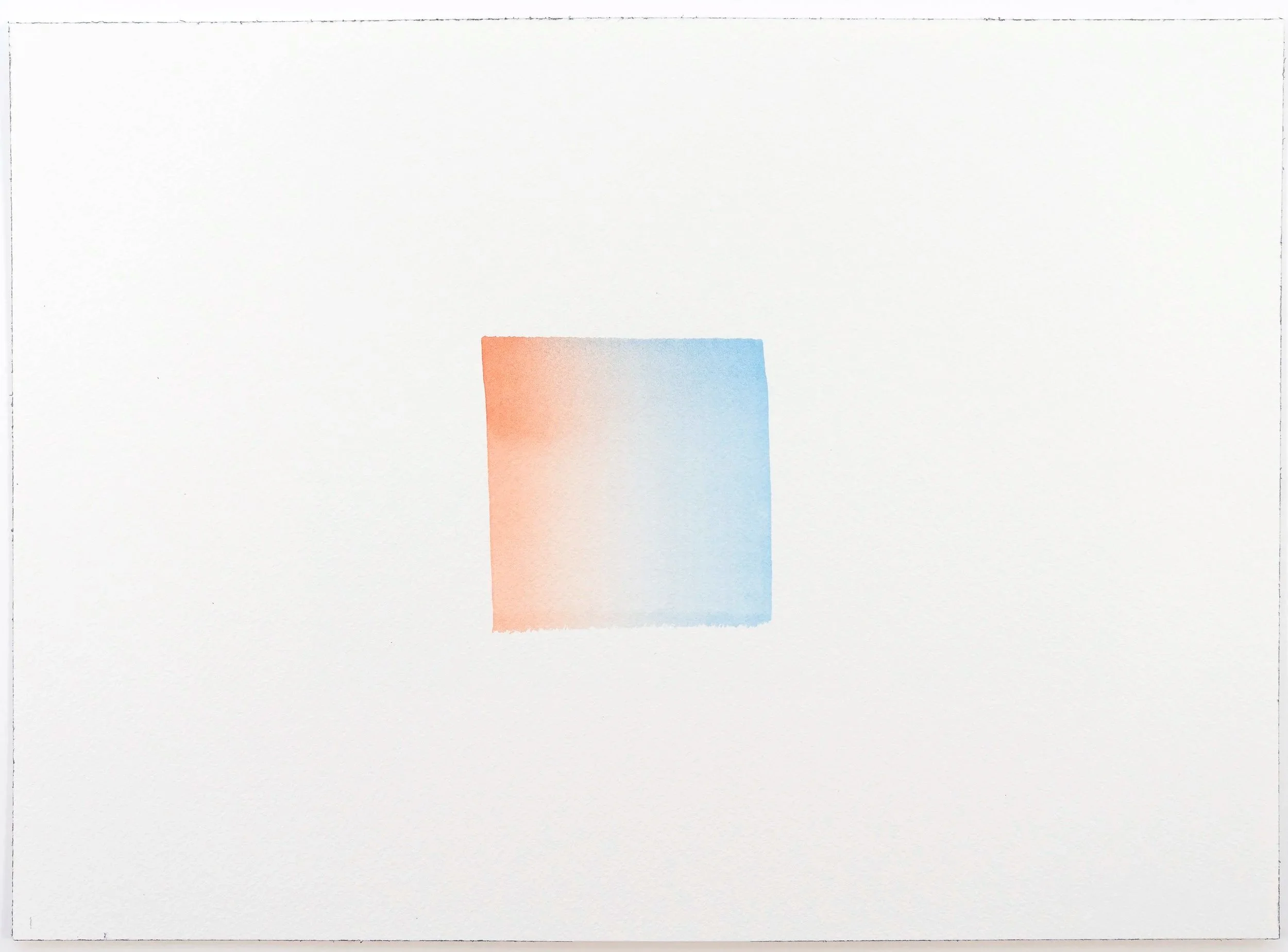 One Wash, Light Red | Cerulean Blue Red Shade, 2026
Watercolour on Arches 300gsm NOT
26 x 36 cm
10 x 14 in