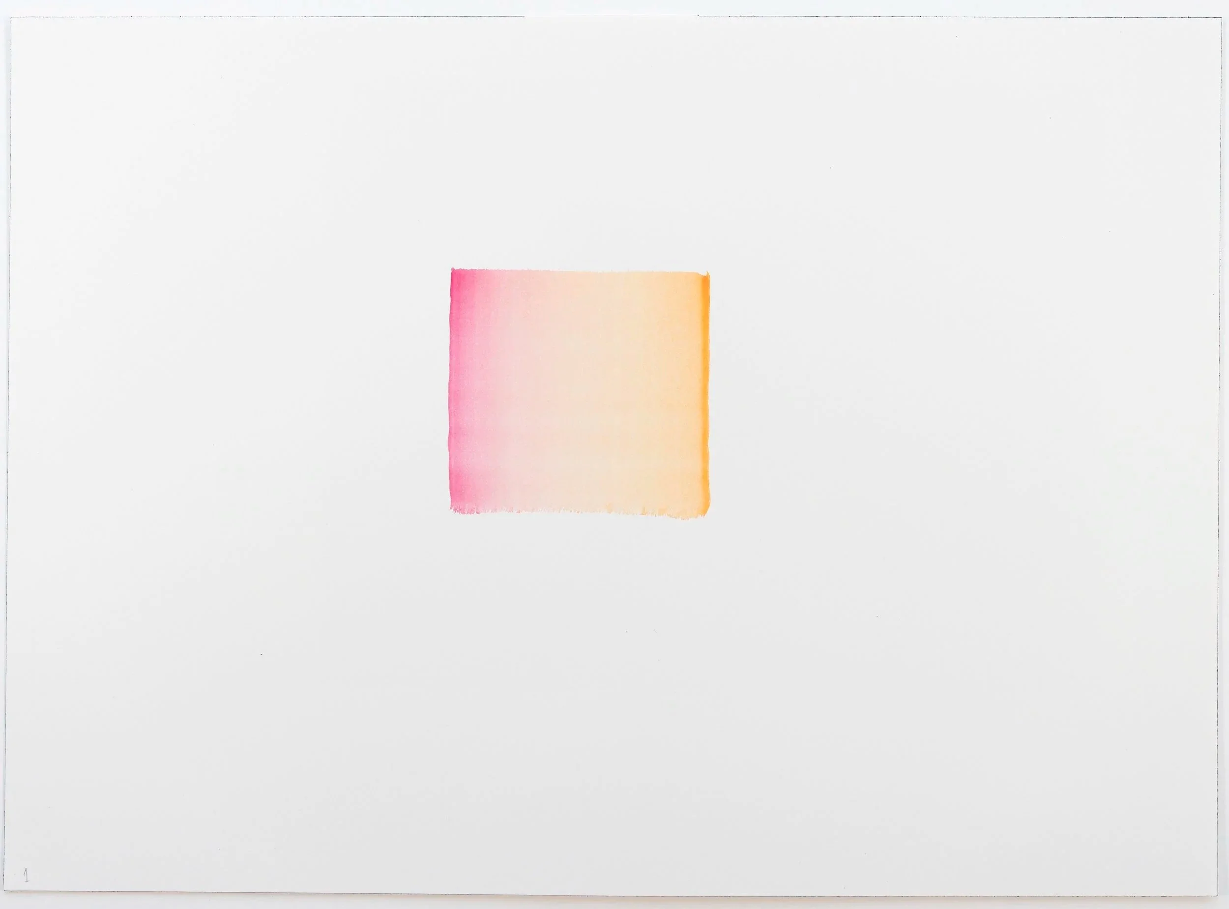 One Wash, Transparent Orange | Permanent Rose, 2026
Watercolour on Arches 300gsm HP
26 x 36 cm
10 x 14 in