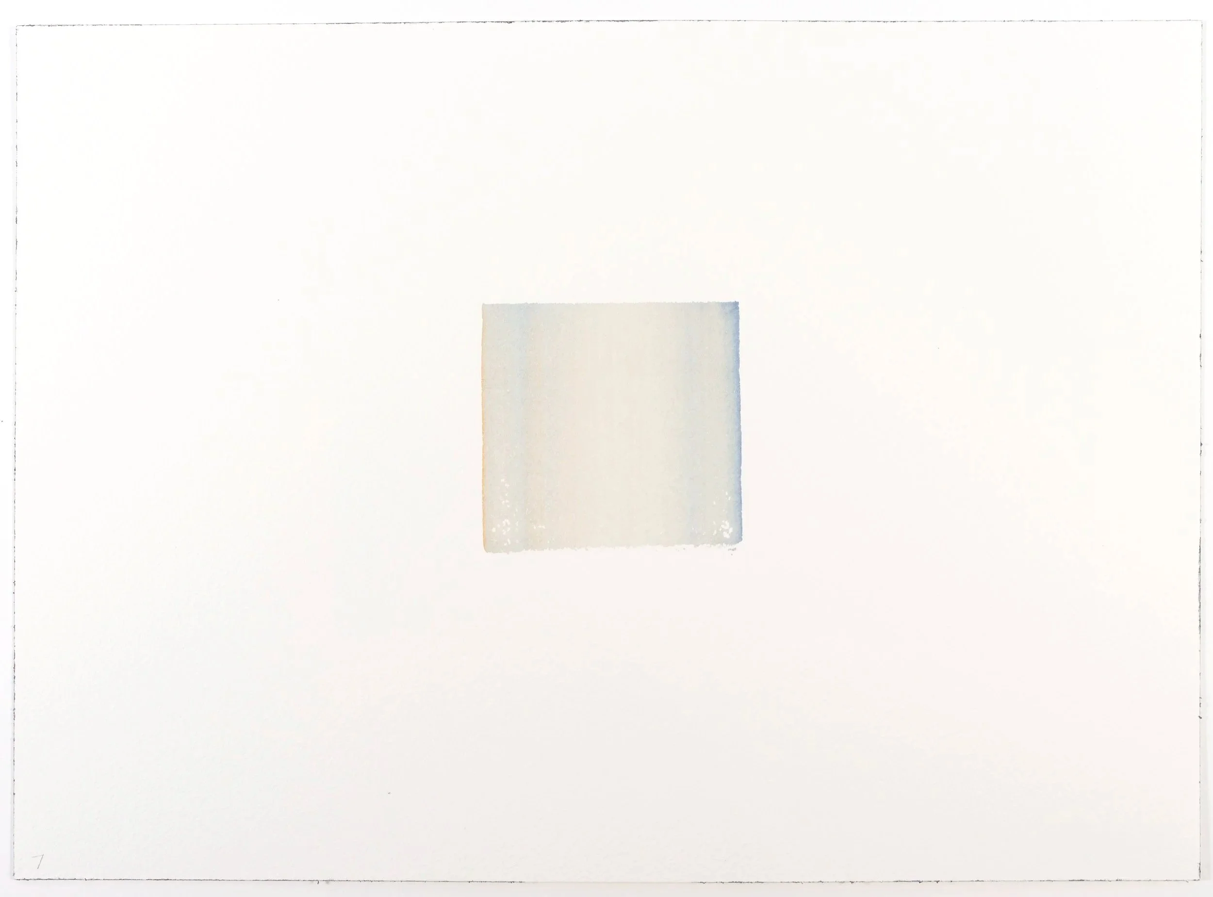 One Wash, Delft Blue | Transparent Orange No. 7, 2026
Watercolour on Arches 300gsm NOT
26 x 36 cm
10 x 14 in