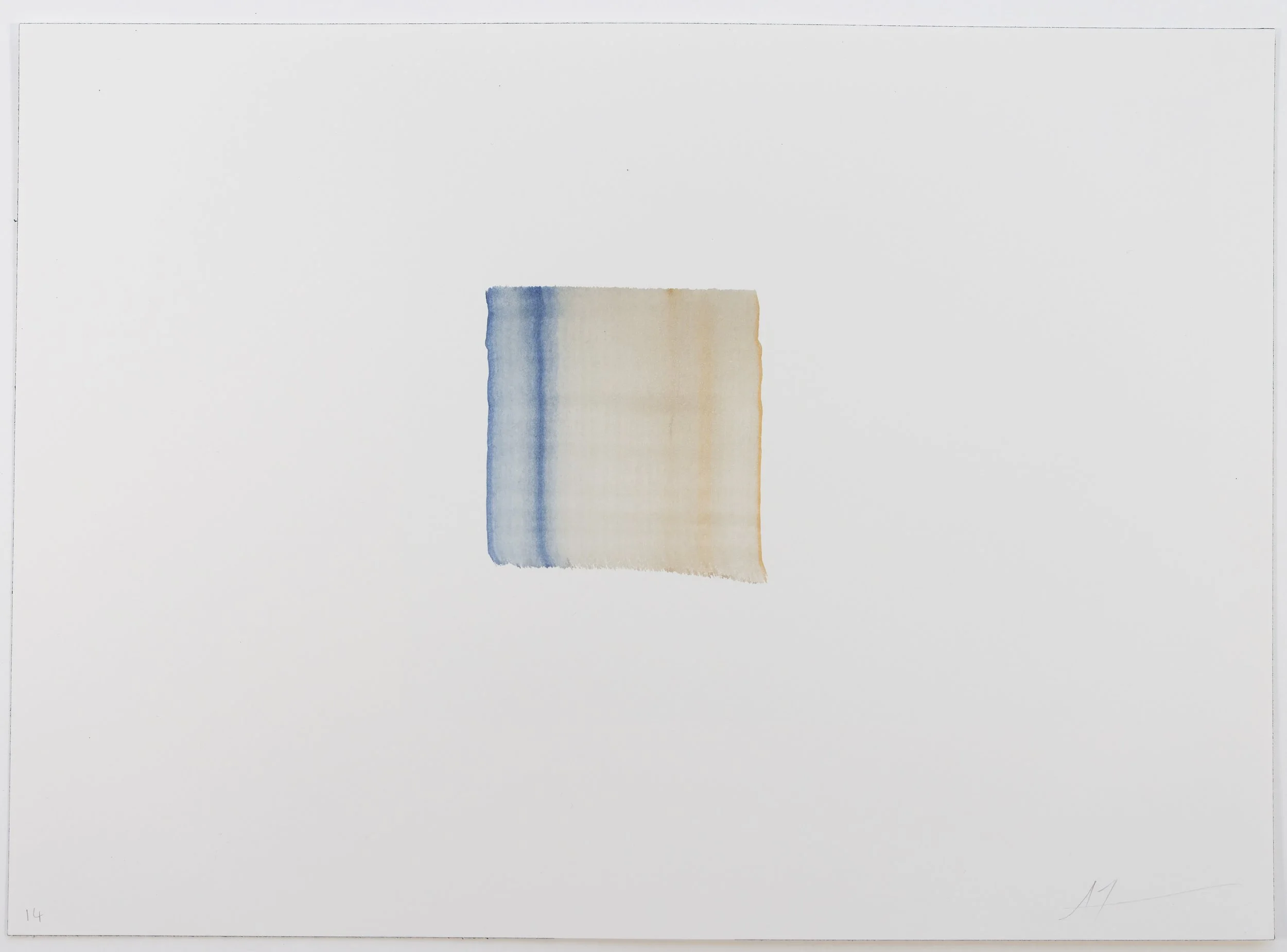 Delft Blue | Transparent Orange No. 14, 2026
Watercolour on Arches 300gsm HP
26cm x 36cm
10 x 14 in