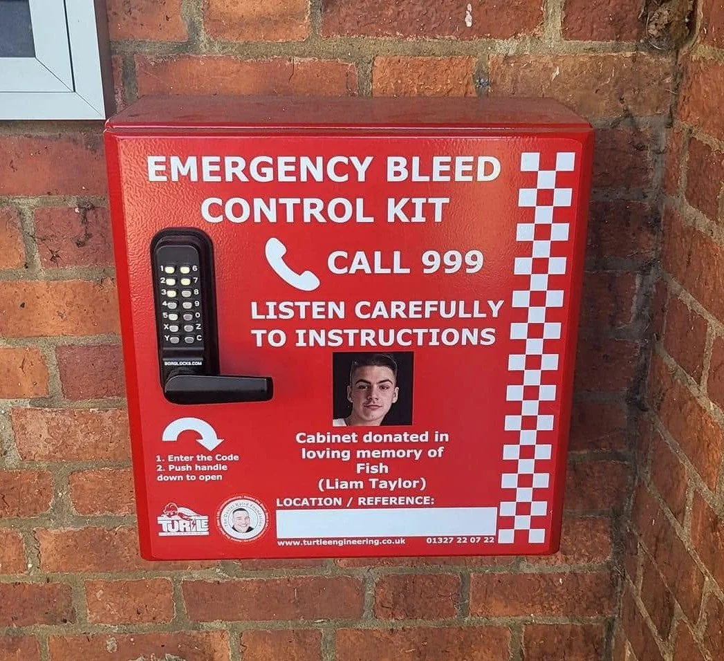 bleed control kit - cabinet donated in loving memory of Liam Taylor