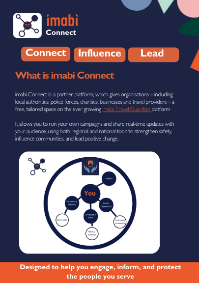 Discover imabi Connect. Download the overview PDF to see how councils, businesses, and local authorities can collaborate to keep communities safe and informed.