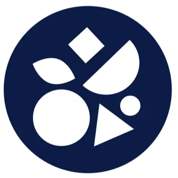 imabi Pro - business solution logo - a navy blue circle with geometric shapes including a square, a leaf, a semicircle, a circle, a triangle, and a diamond arranged inside.