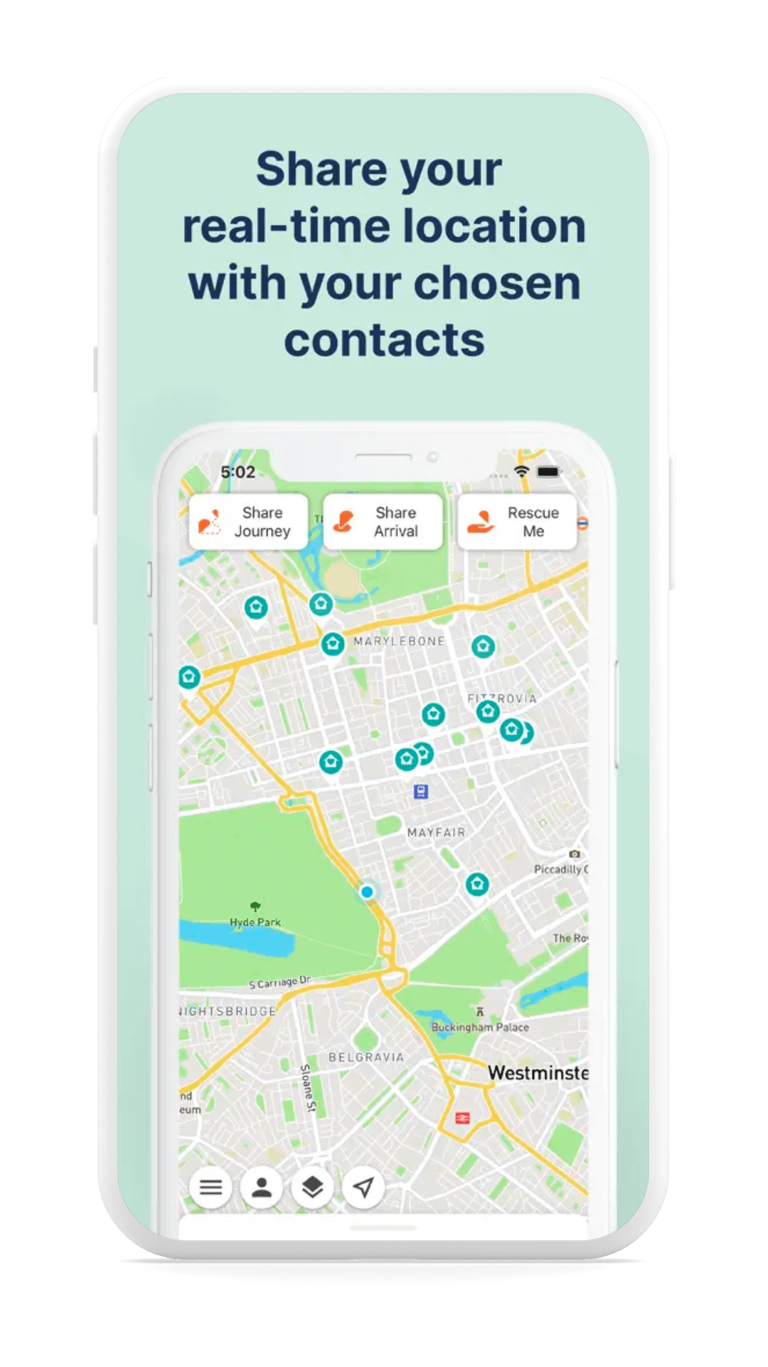 imabi app share you location screenshot