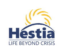 Hestia partnership logo, highlighting collaboration with imabi to support domestic abuse awareness, Safe Spaces access, and wider safeguarding and wellbeing support for individuals in need.