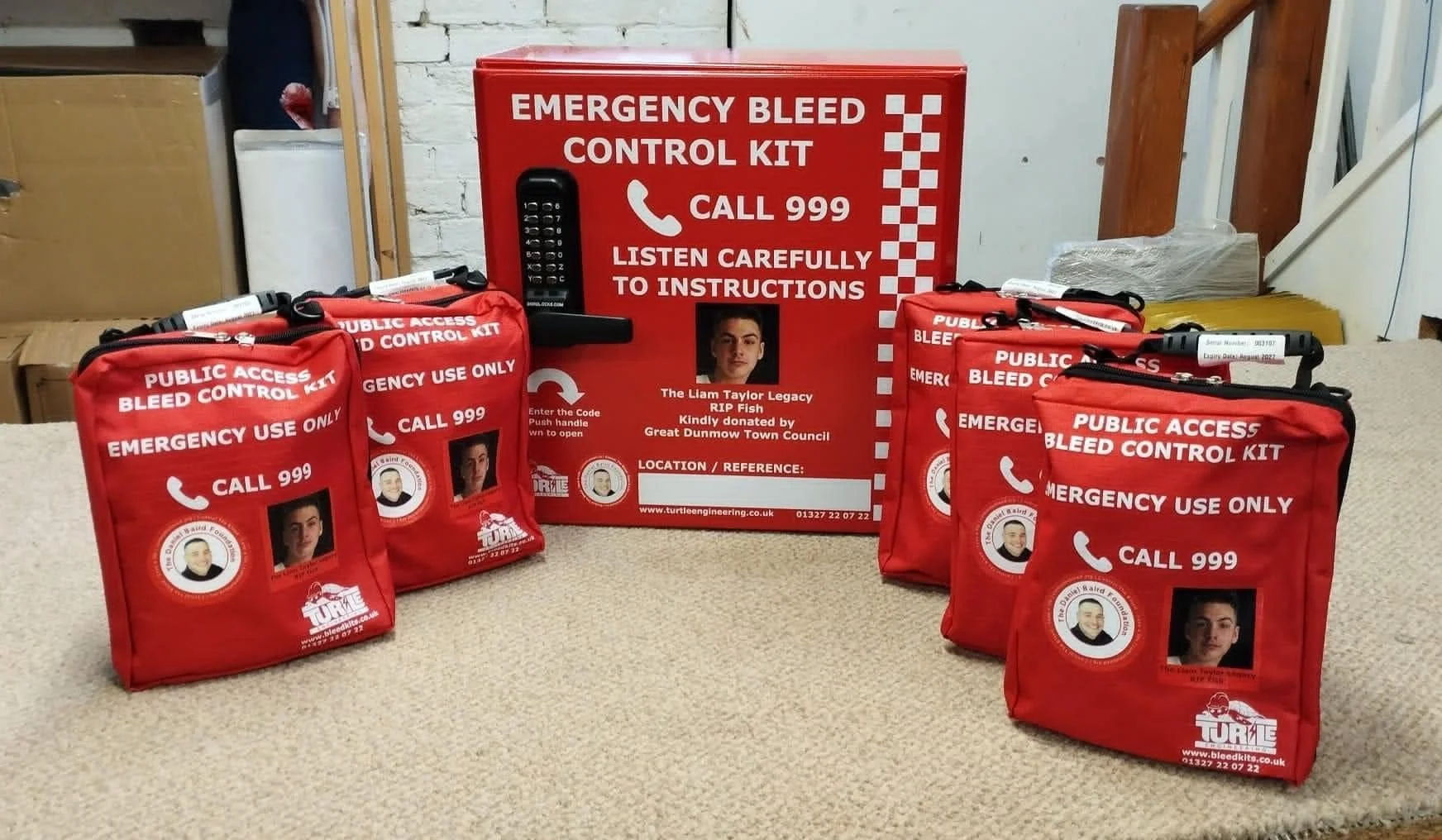 The Liam Taylor legacy bleed control kits