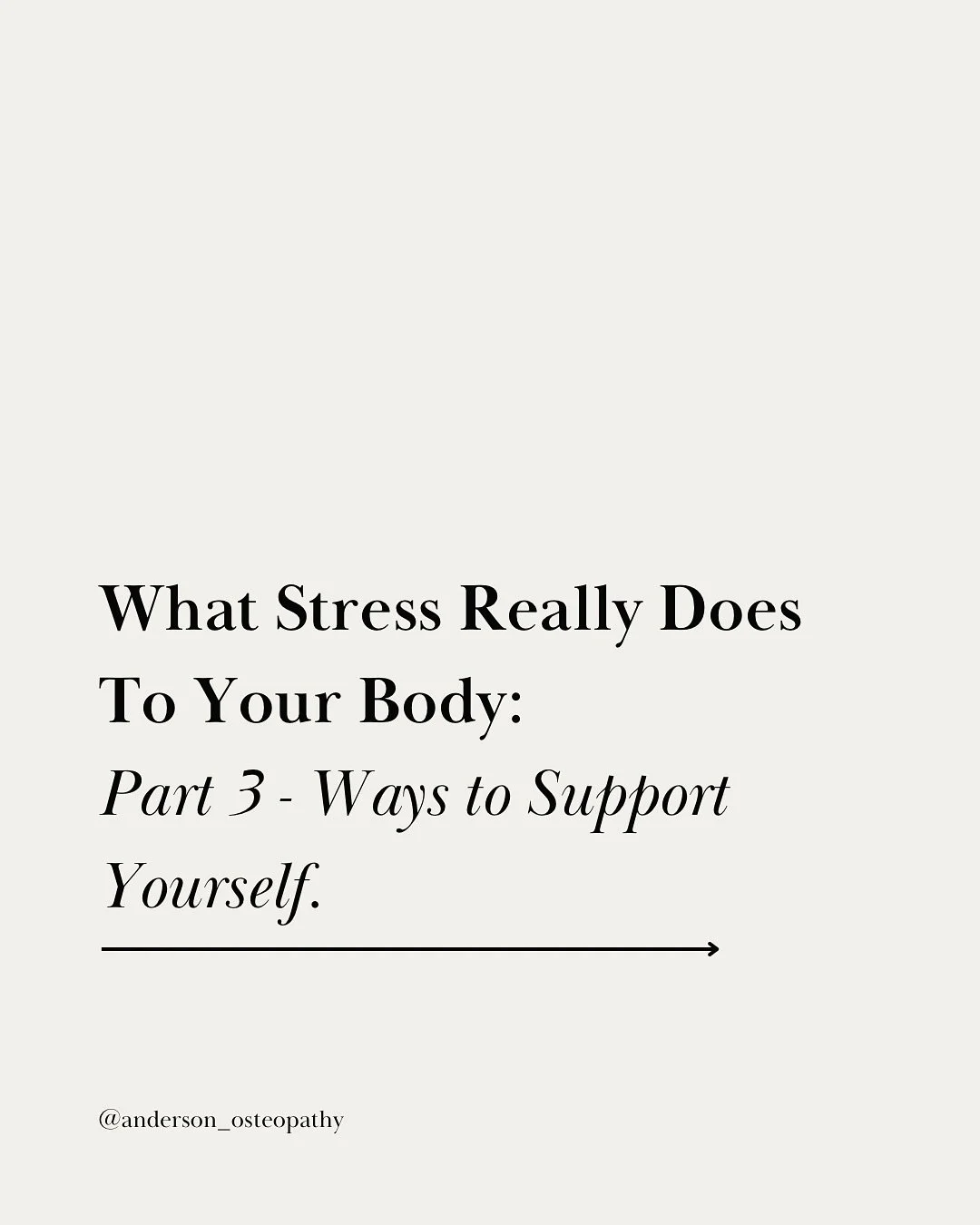 Stress affects your body in many ways, but there are ways to support it🤝
Movement, deep breathing, quality sleep, rest, social connection, & hands-on care can all help lower stress hormones, ease muscle tension, & calm your nervous system⚖️