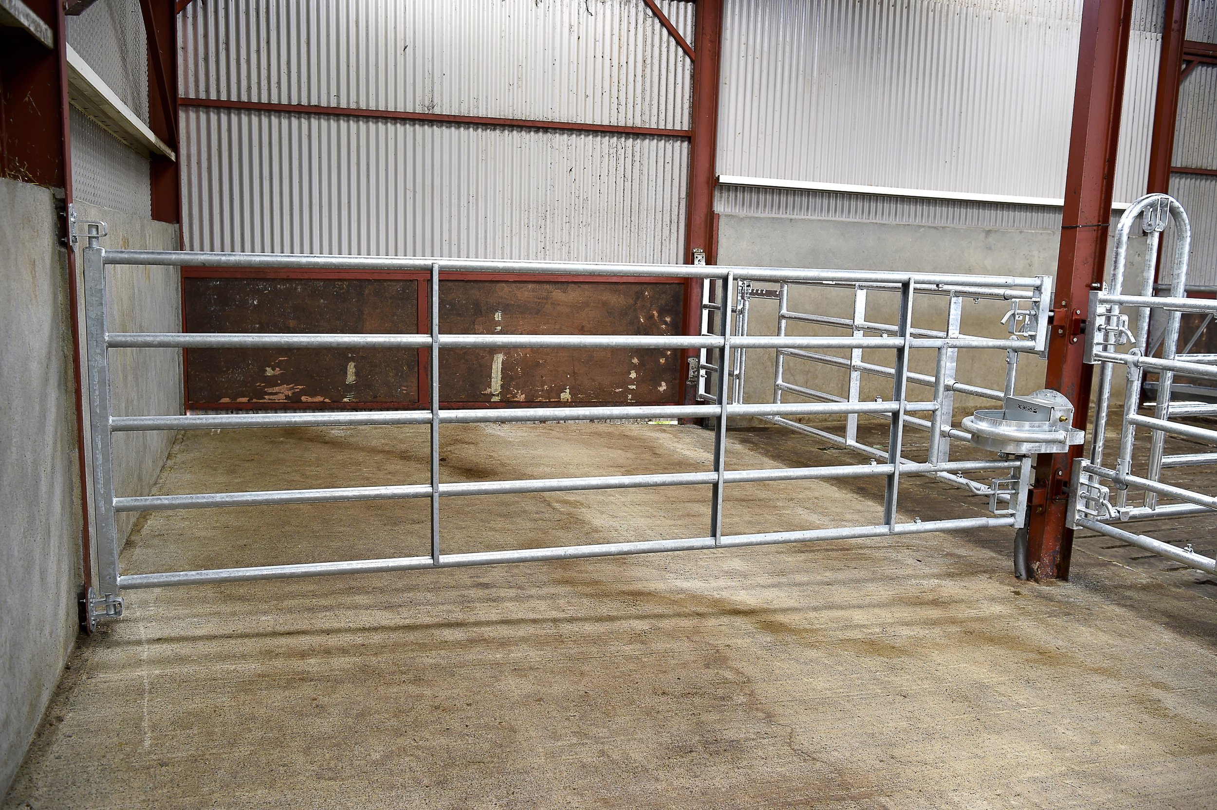 Calving Gate Large Ritchie Telescopic Gates & Calving Gates — Gibney Steel