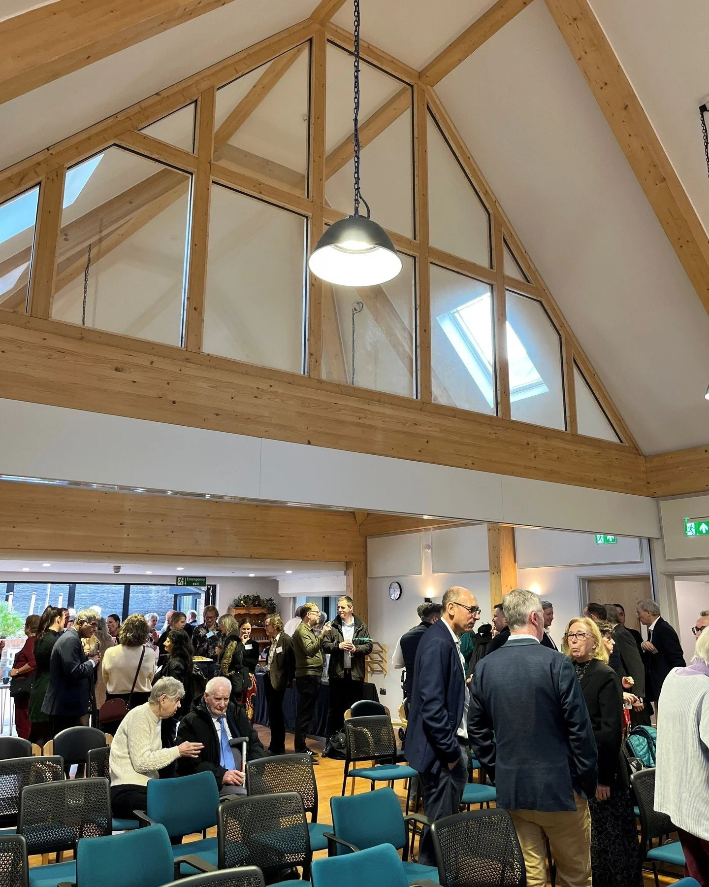 Last week, we attended the official opening of The Elleray Centre in Teddington, which replaces the previous Elleray Hall. Clive Chapman Architects achieved planning permission for this scheme in 2022, and it was completed earlier this year by Beard 