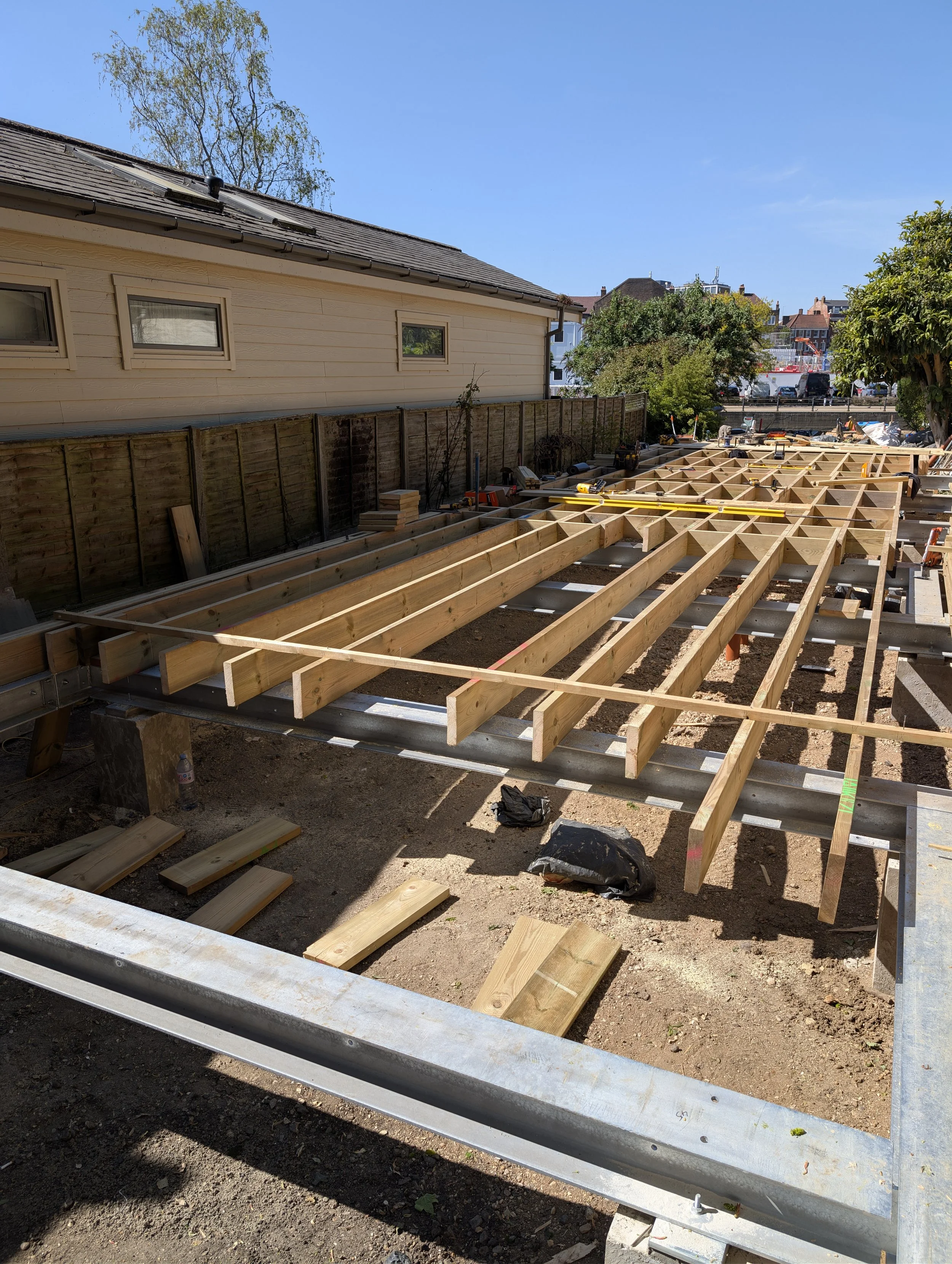 New two-bed home starts to take shape