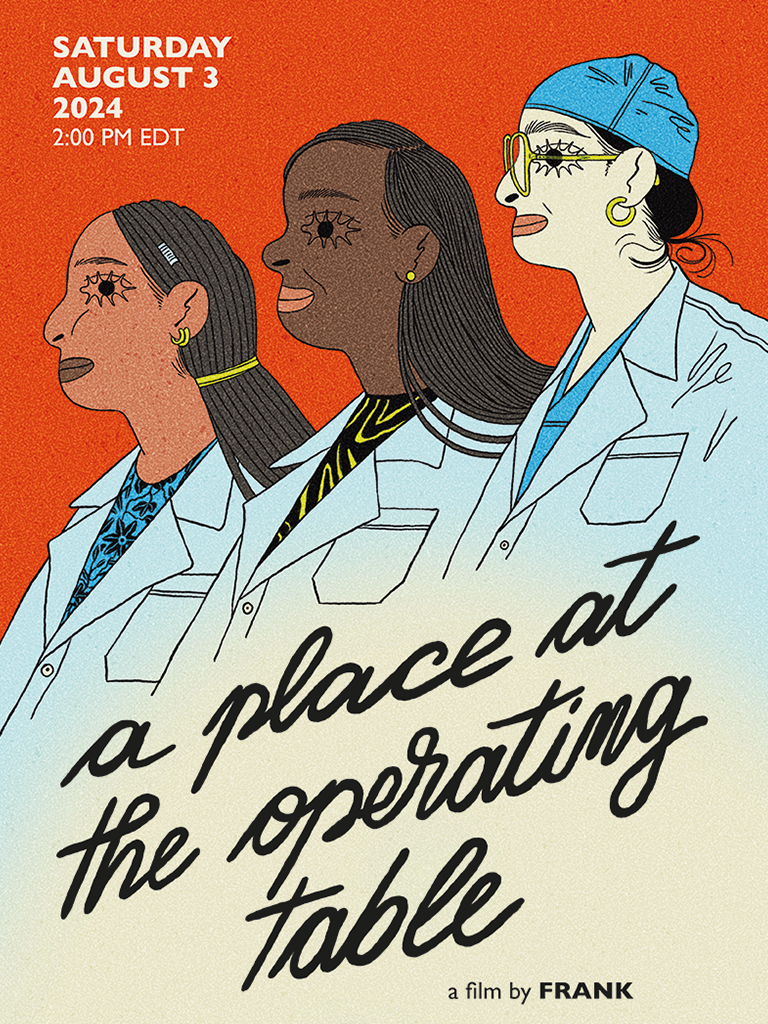 A Place At the Operating Table - poster design