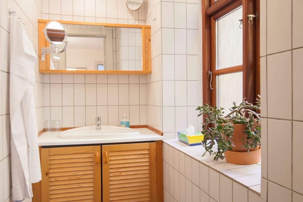Bathroom with shower and toilet