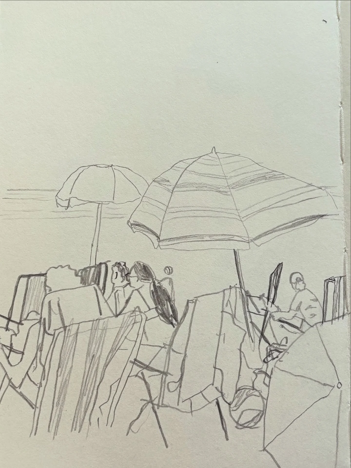Lite skisserier fr&aring;n sommar och nu💭 
 
#sketch #sketchbook #illustrator #illustration #sketchfromlife