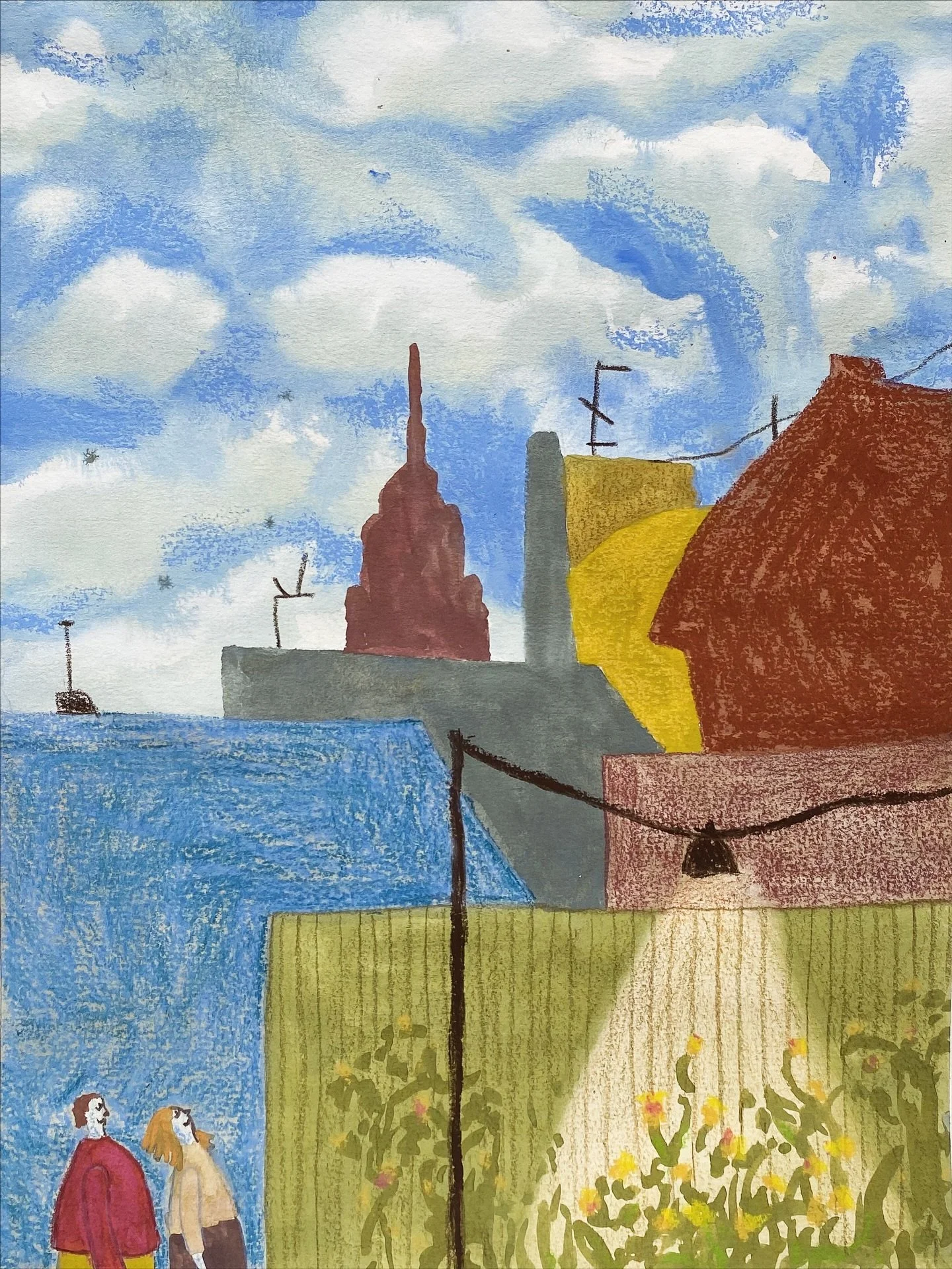 City Greenery (s&aring;ld)
Gouache, f&auml;rgpennor och torrpastell.
30x40 cm (inkl. passepartout och vit ram)
 
Medverkar just nu i min utst&auml;llning p&aring; Ekholmens bibliotek fram till ons 26/11💚
 
@ekholmensbibliotek