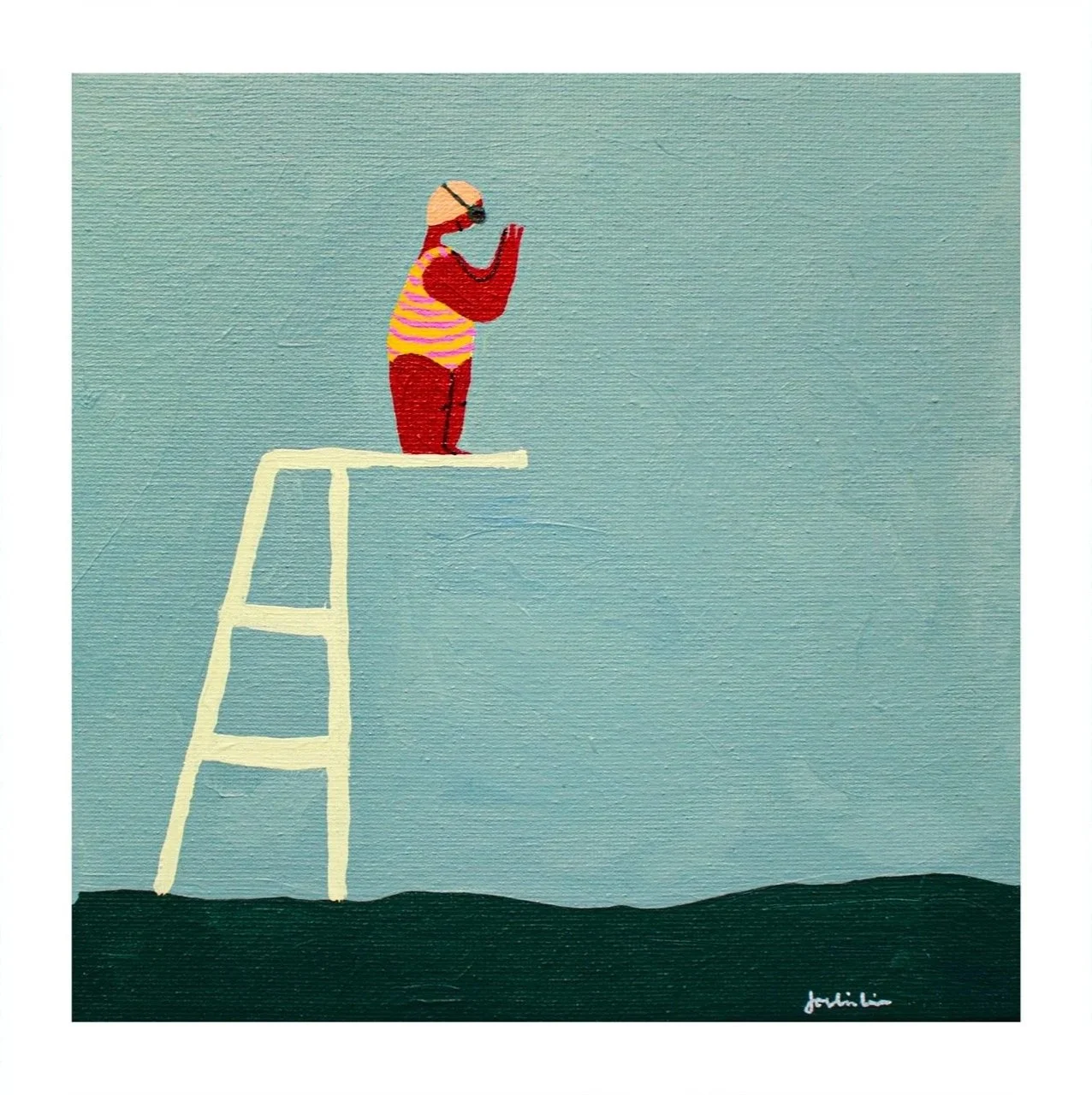 Åhopp - Poster 30x30 cm - 300 kr