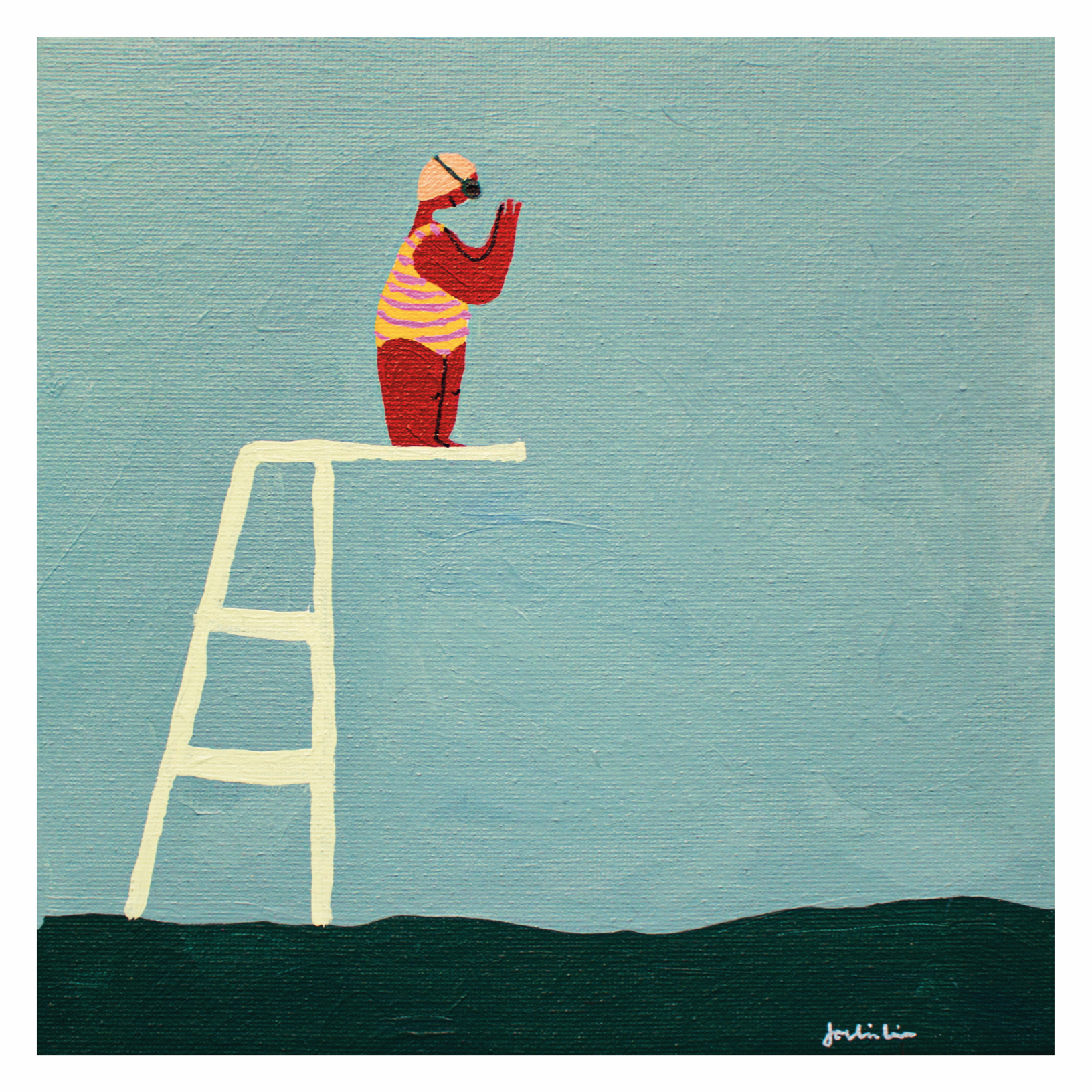 Åhopp - Vykort 15x15 cm - 40 kr