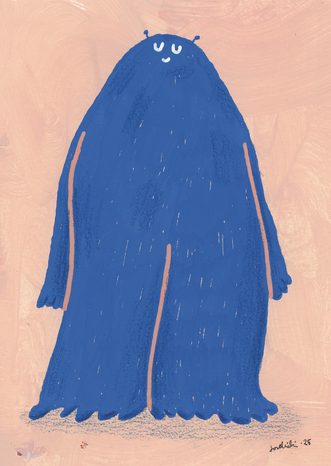 Varelse Blå - Vykort A5 - 60 kr