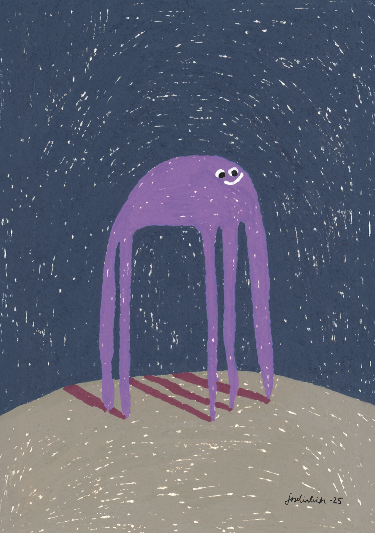 Varelse Lila - Vykort A6 - 40 kr