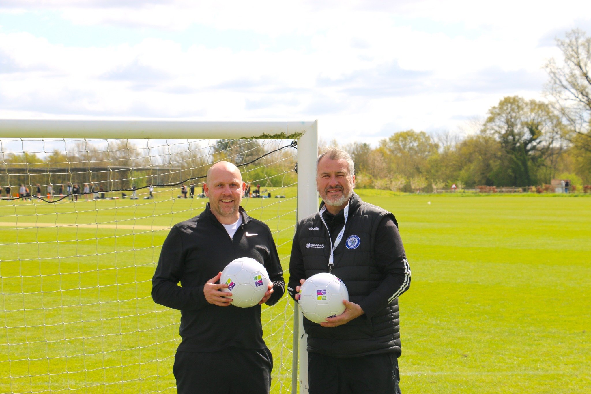 Paul &amp; Stewart are on-site in preparation for this summer's Football Academy ⚽

This comprehensive football programme will help its players take their game to another level. All taking place in the wonderful grounds of Lord Wandsworth College in 