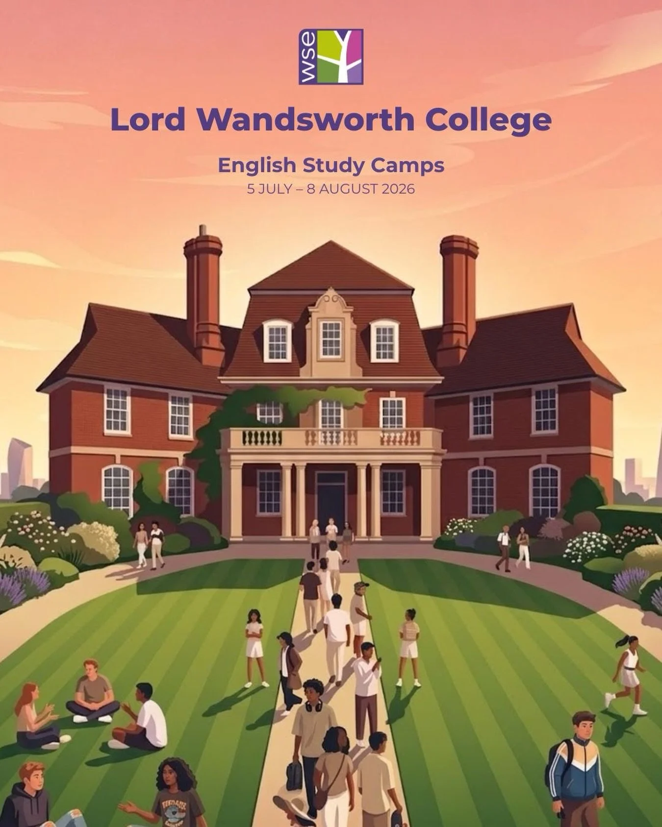 Only 100 days to go until our summer at Lord Wandsworth College ☀️ We cannot wait to welcome young learners for an inspiring summer of English, exciting activities, and friendships from around the world

#MyWSE #LearnEnglish #VisitLondon #EnglishCour