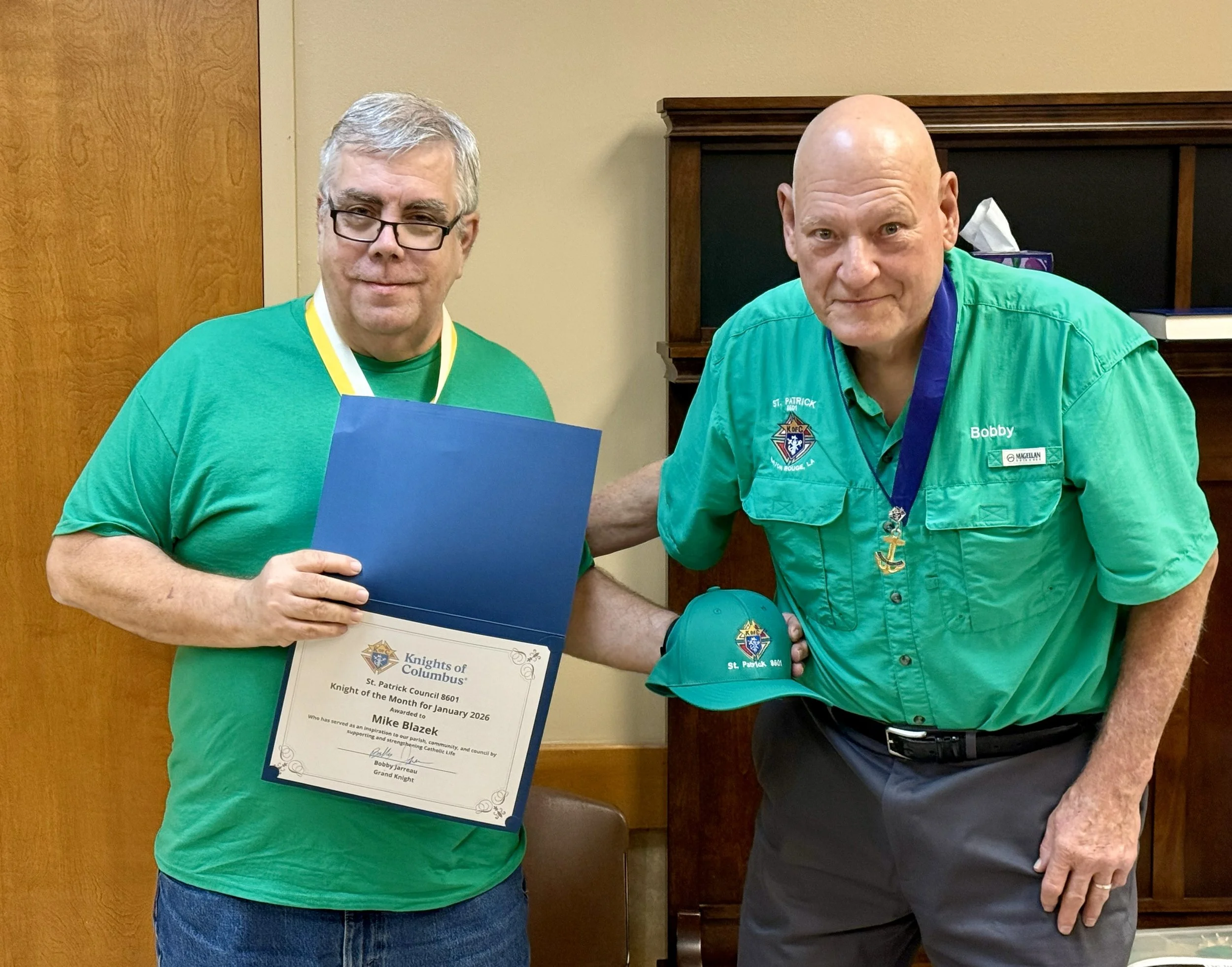 January Knight of the Month - Mike Blazek