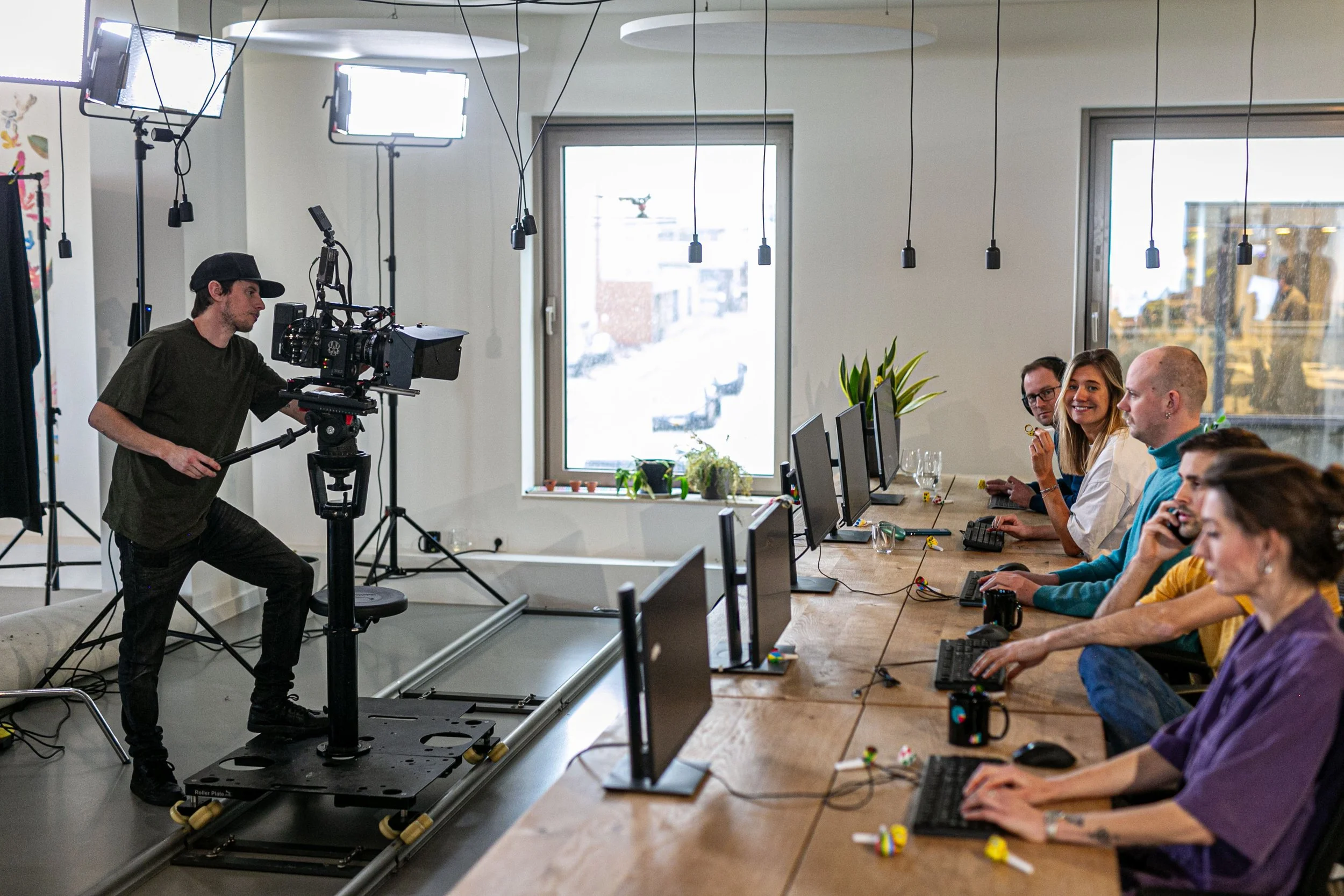 Behind the scenes van shoot bij Yuki