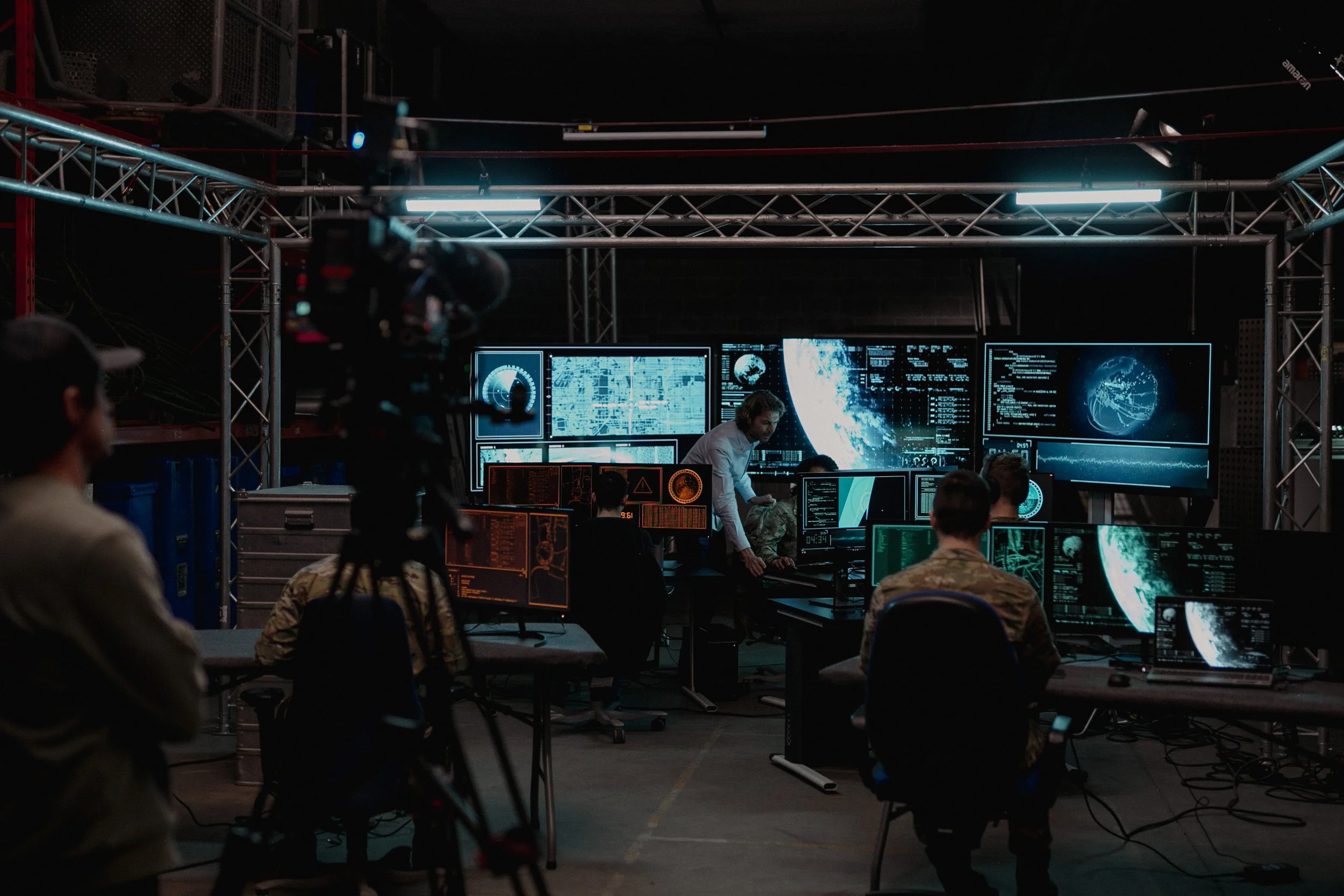 Behind the scenes van opnames voor commercial Defensie