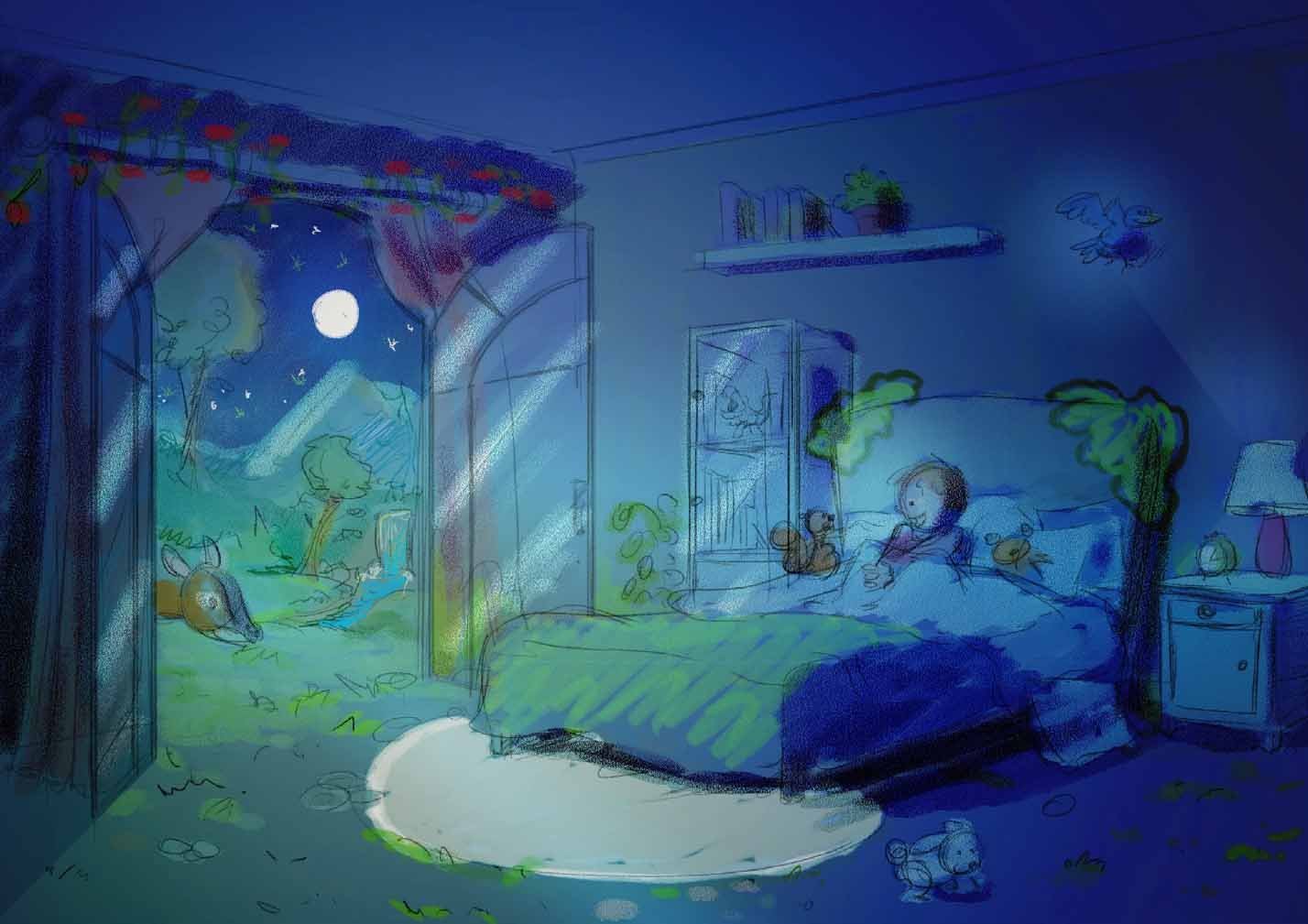 Concepttekening voor commercial