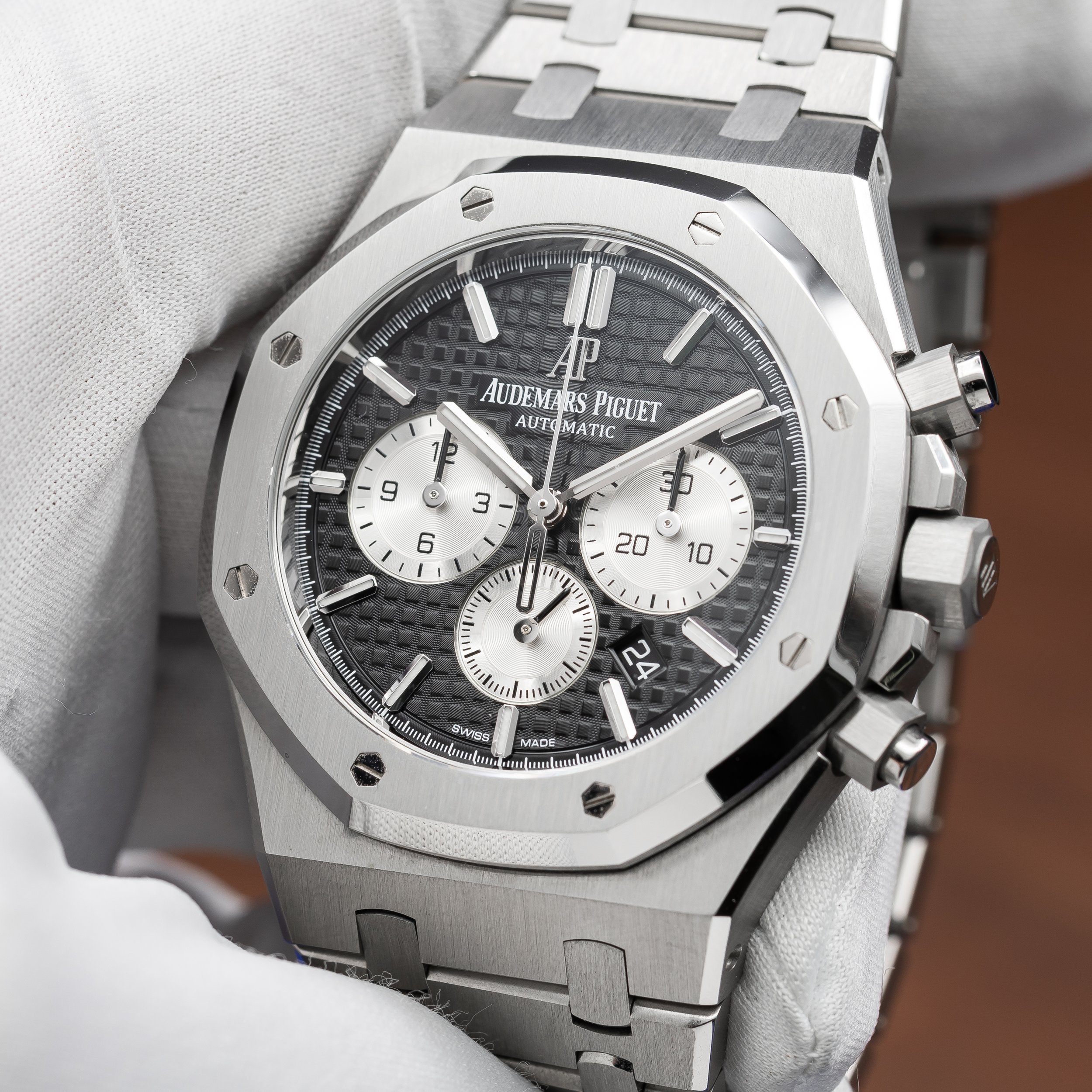 AUDEMARS PIGUET Royal Oak Chronograph 41mm Stainless Steel Black Dial 26331ST