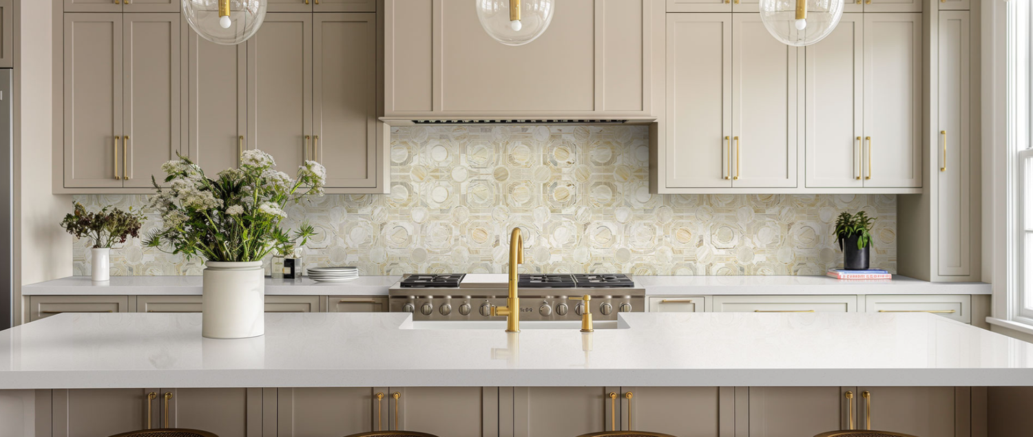 Frost White (2cm) surface and installation reference