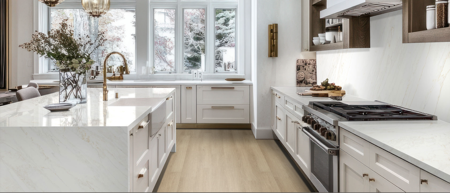 Calacatta Premata surface and installation reference