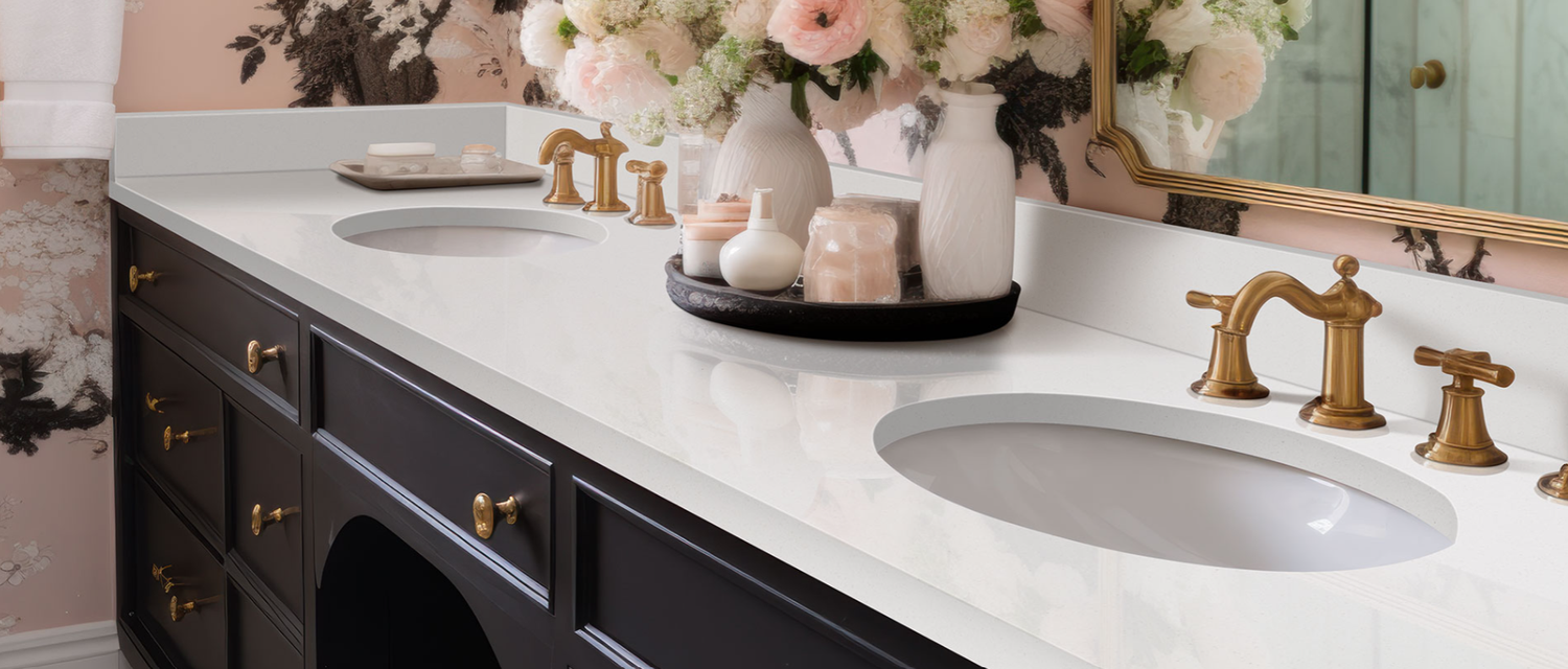 Frost White (2cm) surface and installation reference