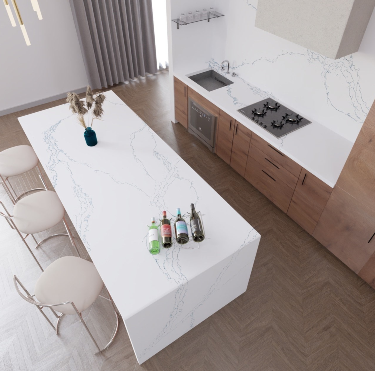 Catania Blue surface and installation reference