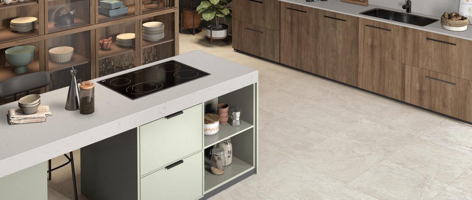 Carrara Trigato (2cm) surface and installation reference