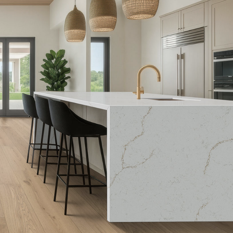 Calacatta Rusta surface and installation reference