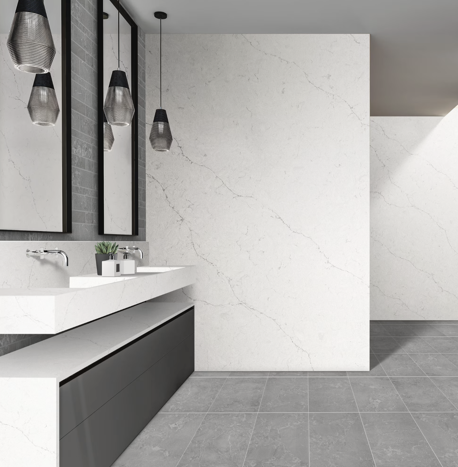 Valor White surface and installation reference