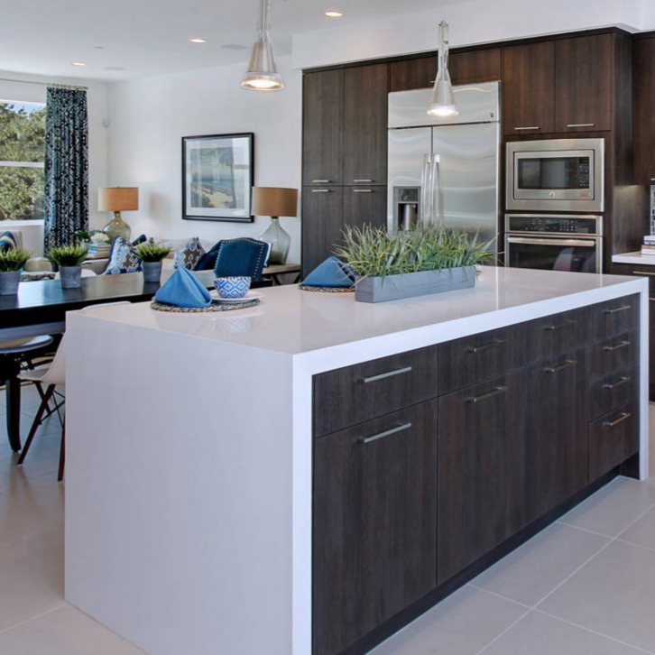 Arctic White (2cm) surface and installation reference