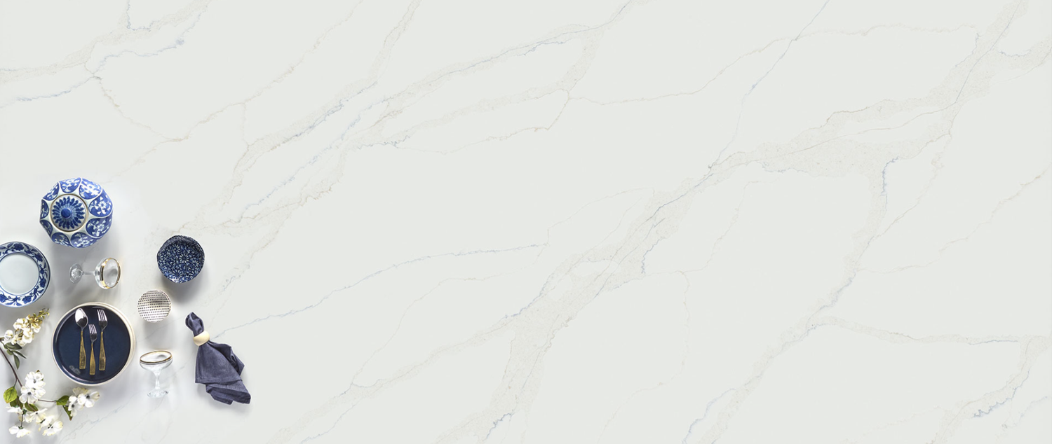 Calacatta Safyra surface and installation reference
