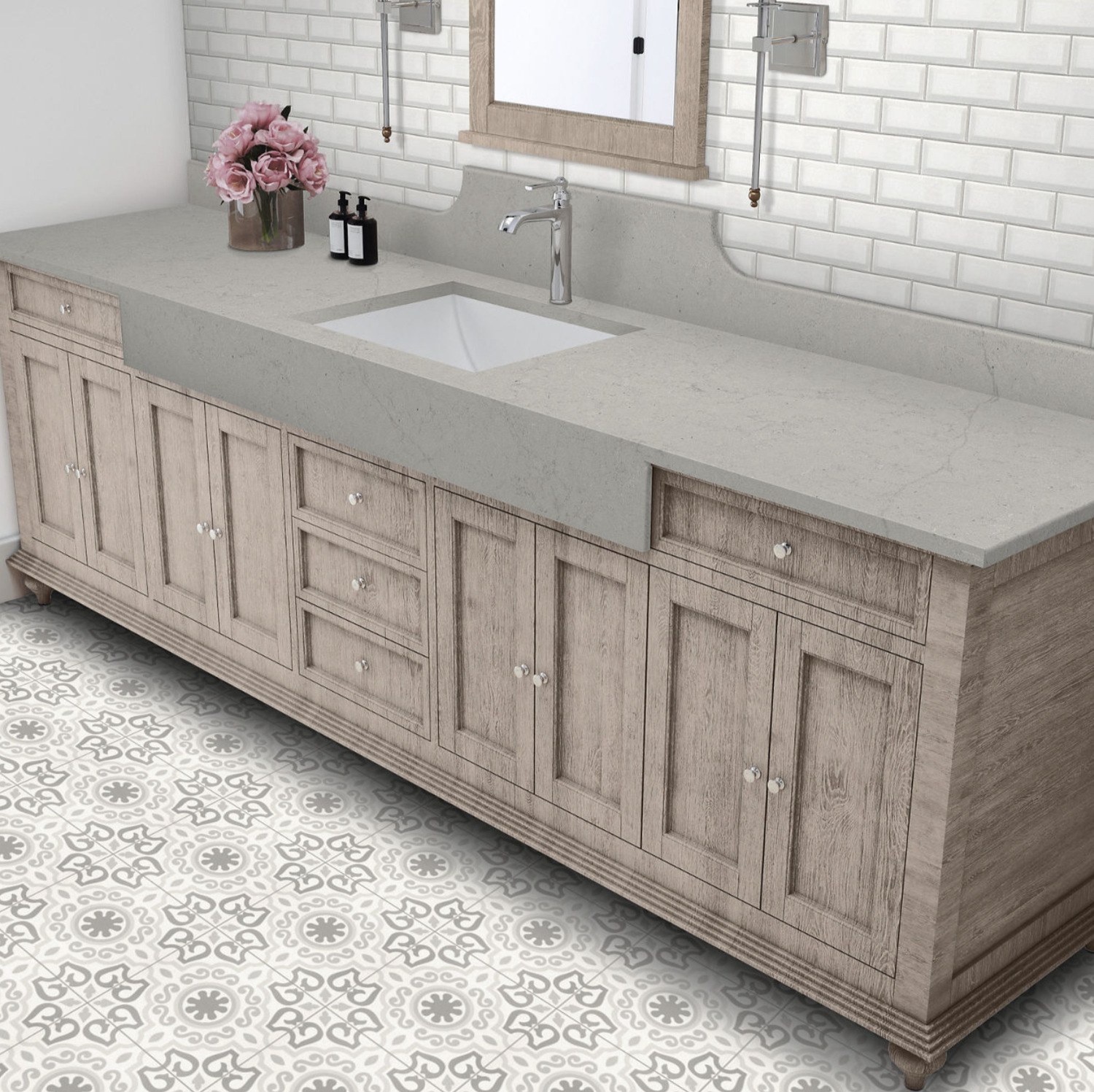 Noble Grey Lava surface and installation reference