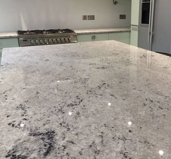 Bianco Romano surface and installation reference