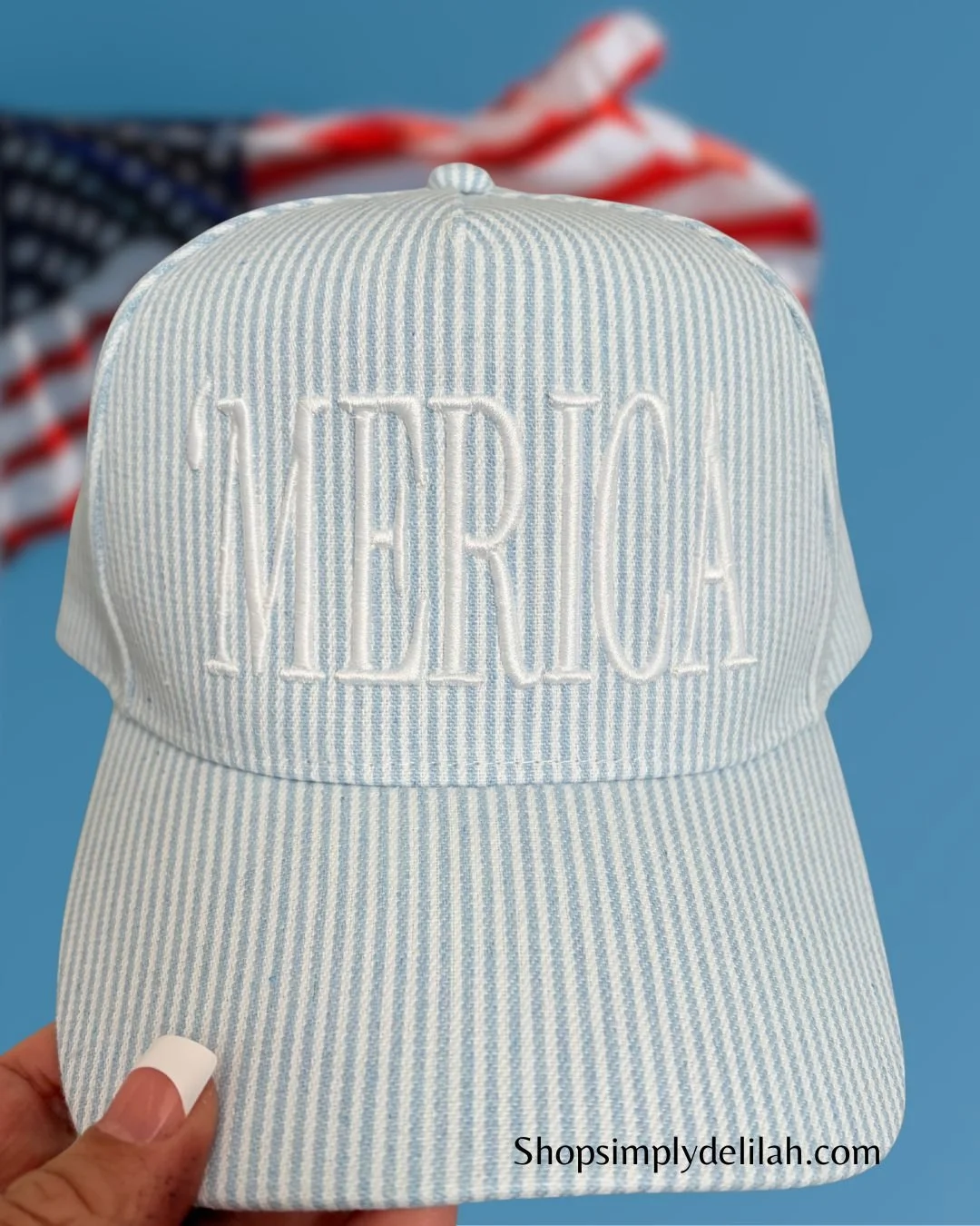$31 'MERICA PUFF Embroidered Baseball Cap