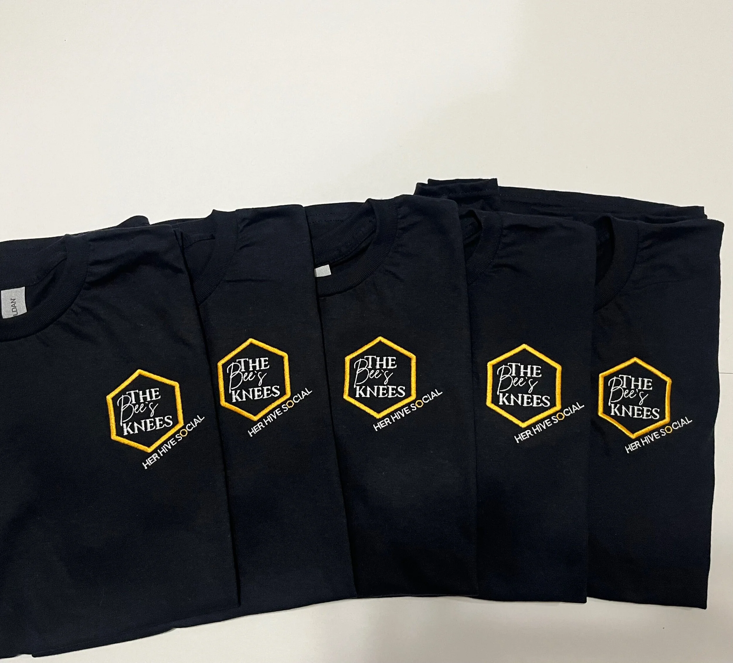 8 T-Shirts Logo Embroidered (Gildan)