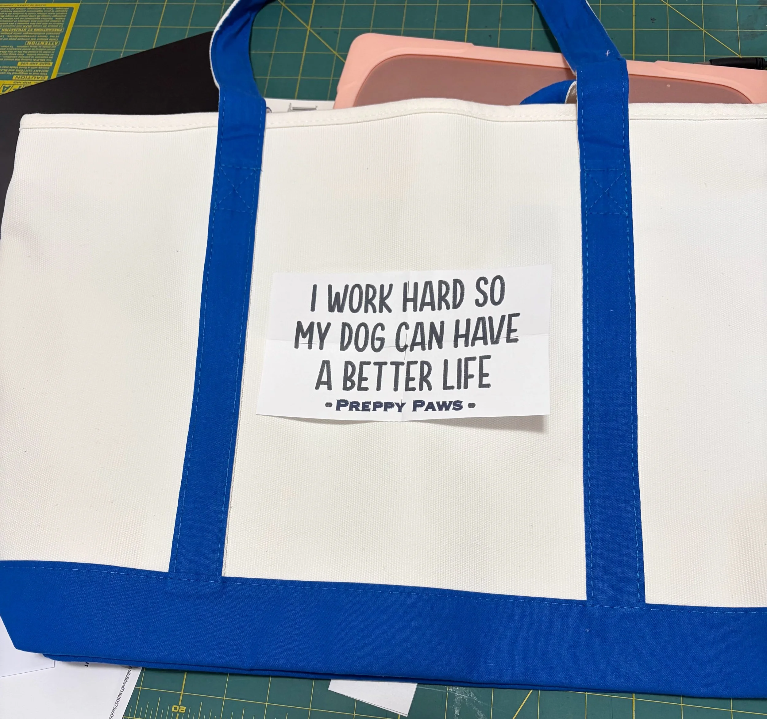 $510  Preppy Paws  Tote bags & Shirts