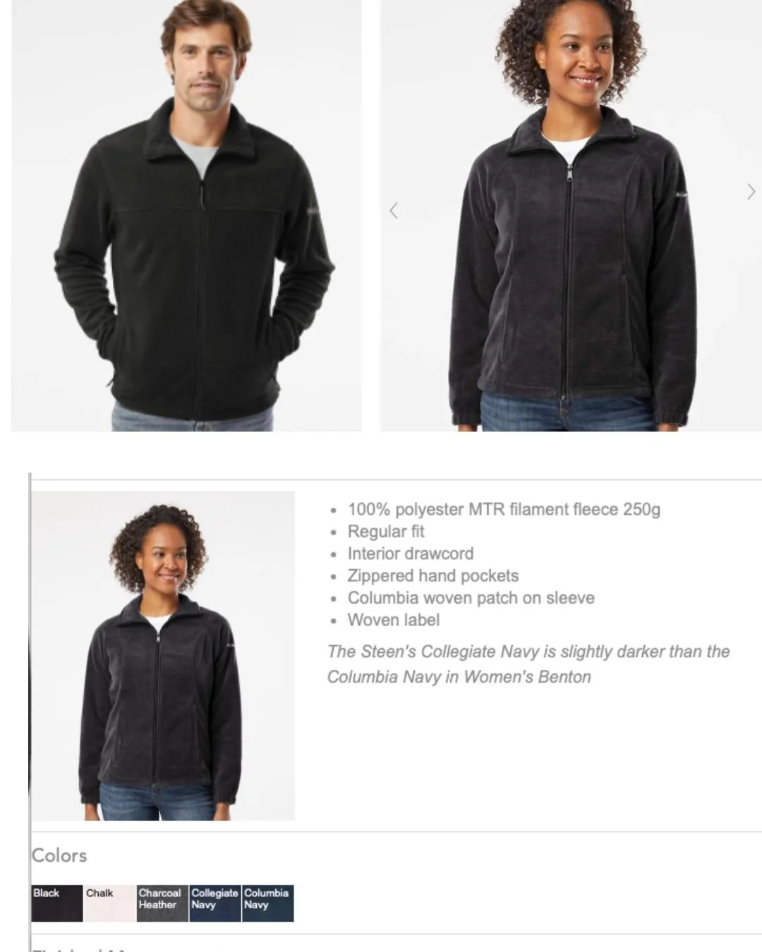 Men & Women Columbia Jacket