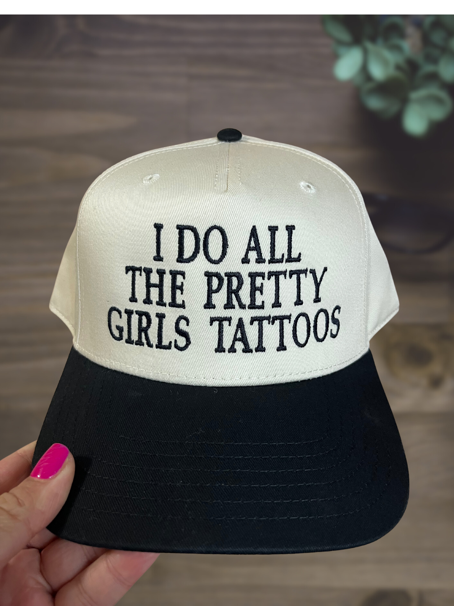 $27 Pretty Girl's Tattoos Brim Hat