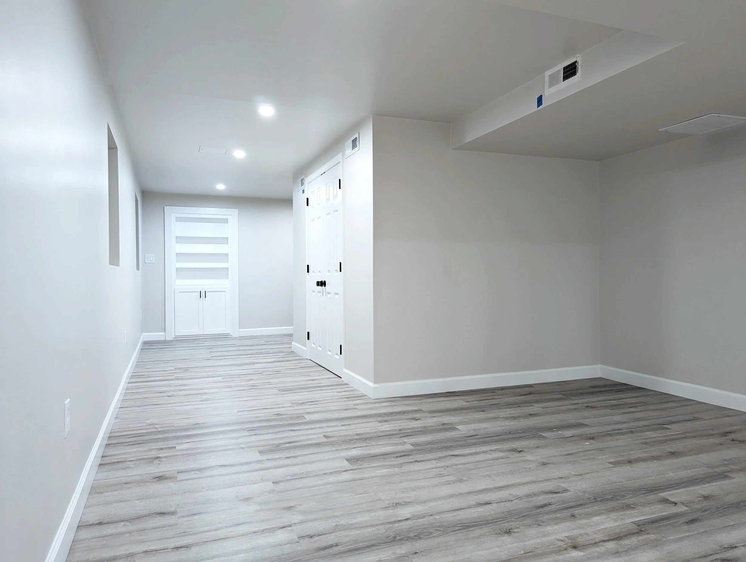 Finished basement remodel in Medford, MA by FiveTen Construction & Design