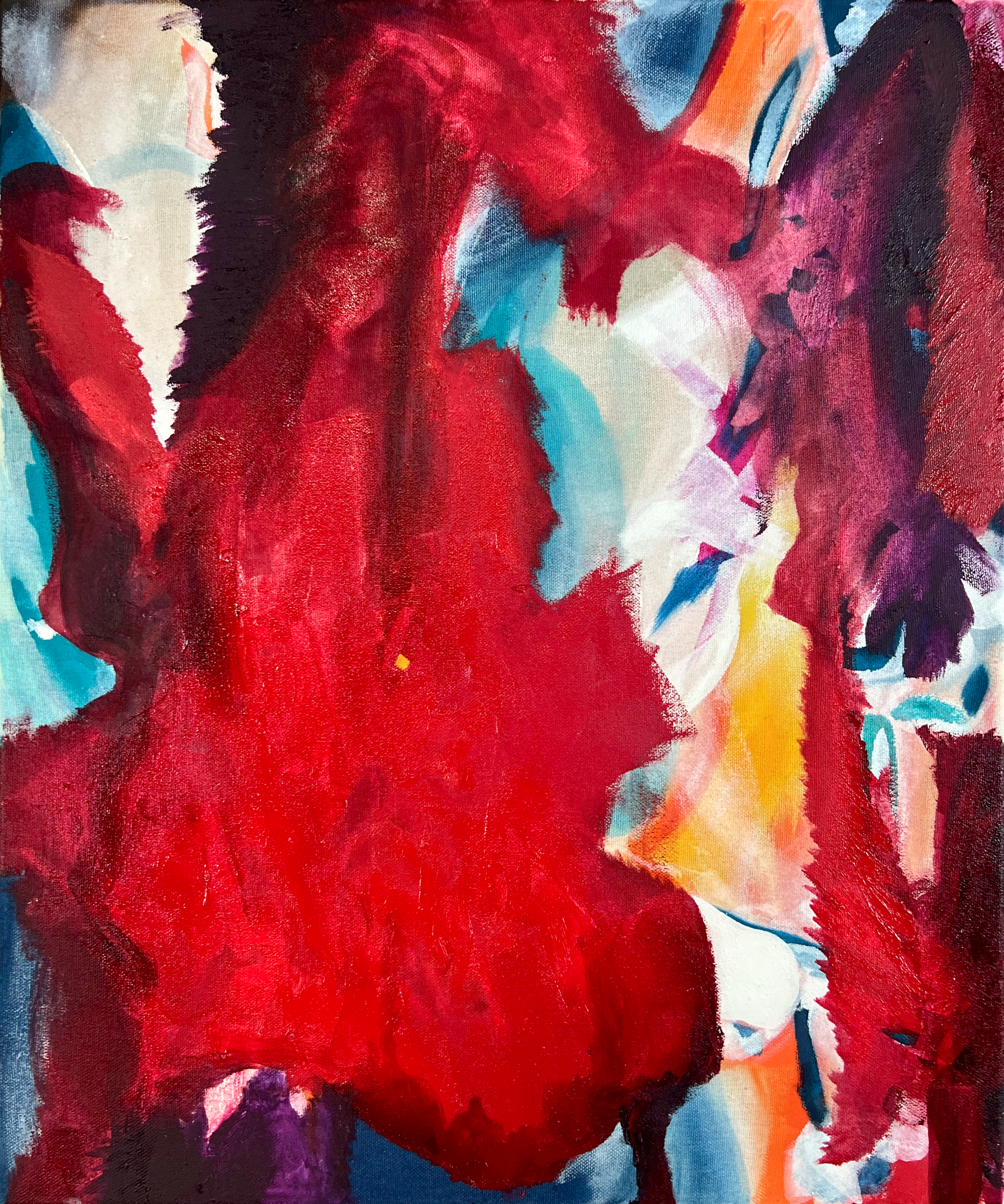 The bean harvest 2 b, 2026. oil on canvas – 70 x 60 cm