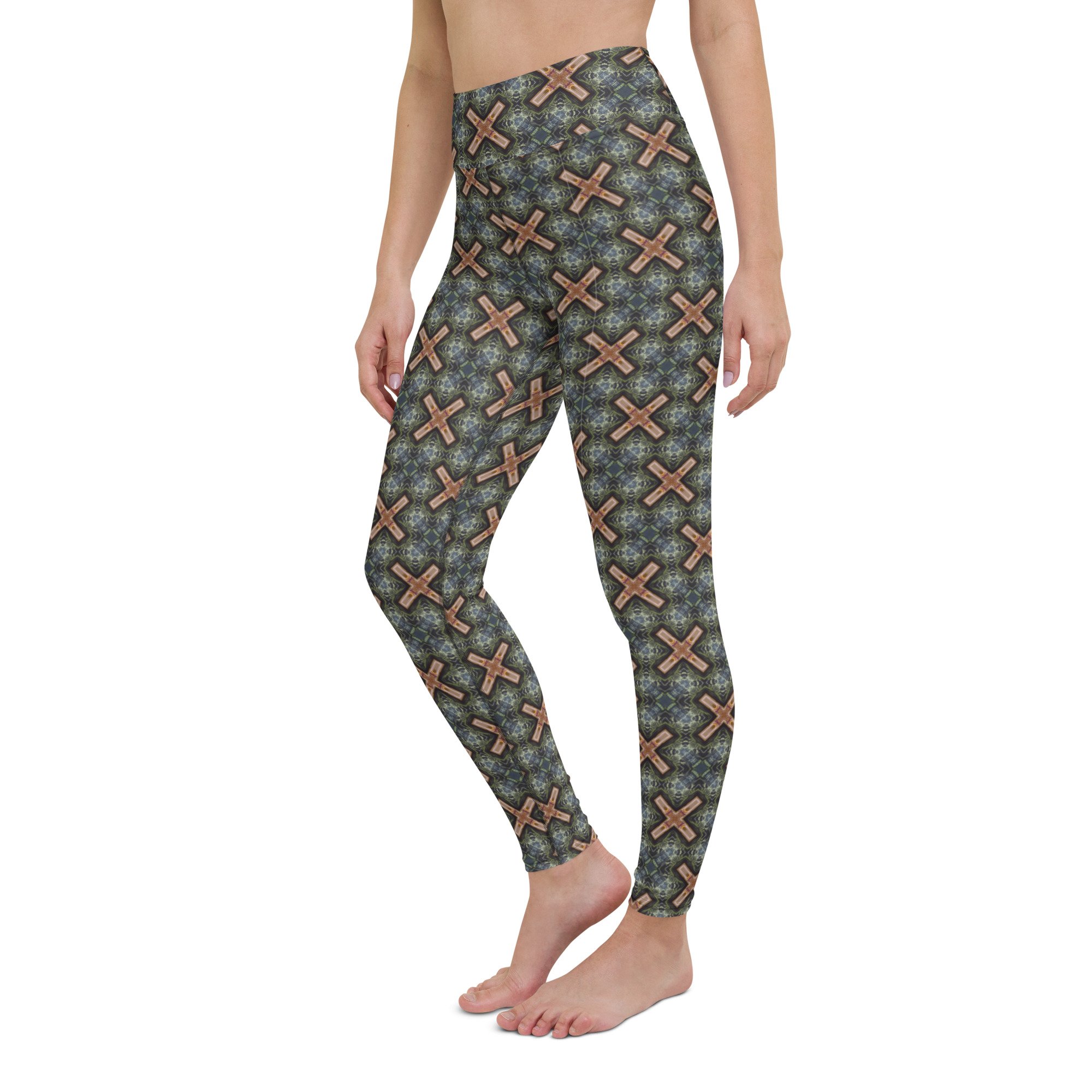 Haunted Mansion Wallpaper Women's Athletic Leggings With Pockets